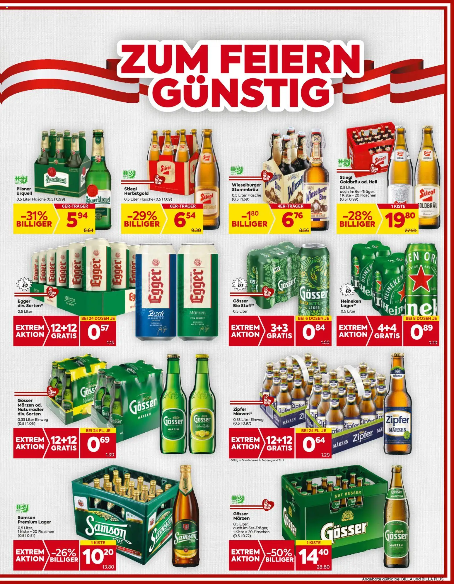 Billa Flugblatt - Salzburg gültig ab 23.10.2025 | Seite: 15 | Produkte: Bier