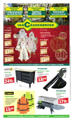 Van Cranenbroek - Folder - Voorbeeld van een folder van Van Cranenbroek, geldig van 20.10.2025