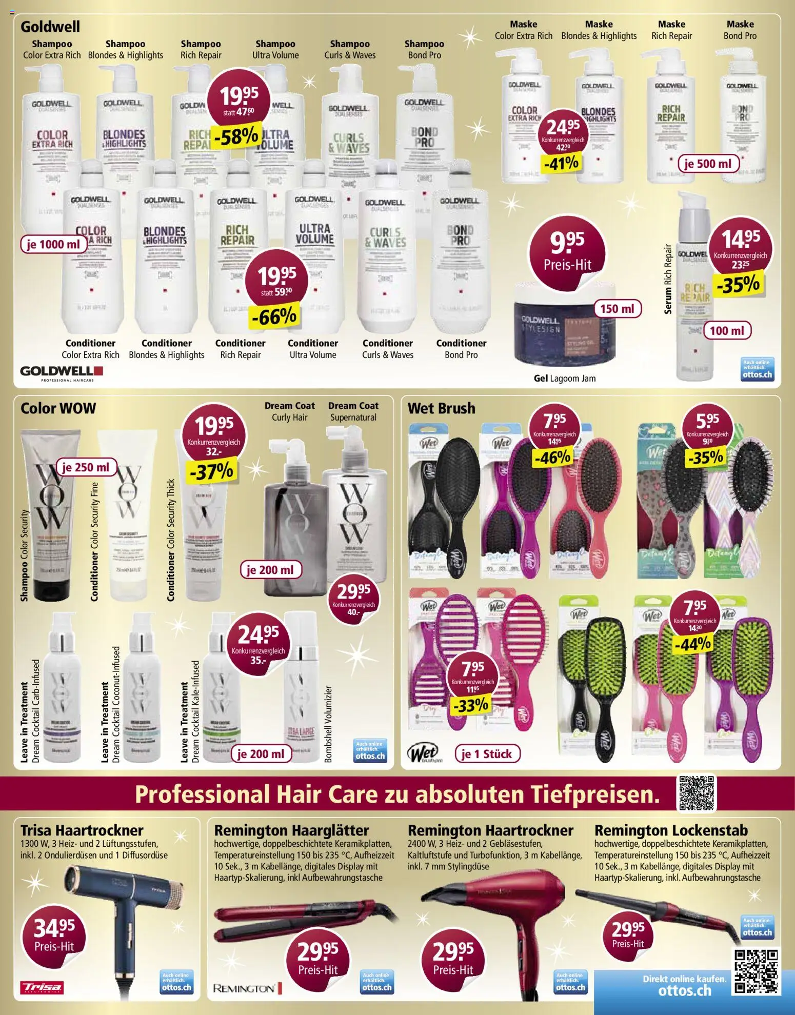 Otto's Aktionen X-mas – gültig ab 01.12.2025 | Seite: 9 | Produkte: Lockenstab, Haarglätter, Shampoo, Conditioner