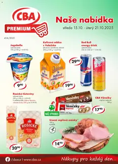 Náhled letáku CBA leták - Premium od 15.10.2025