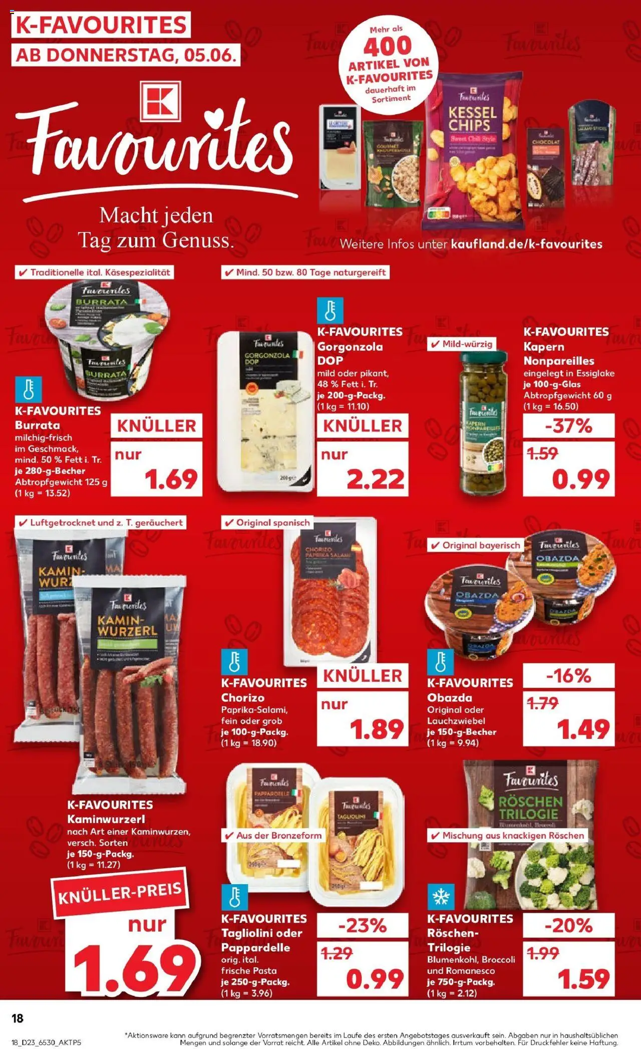 Kaufland prospekt Pasewalk	 - gültig ab dem 09.06.2025 | Seite: 33 | Produkte: Kamin, Burrata, Paprika, Chips