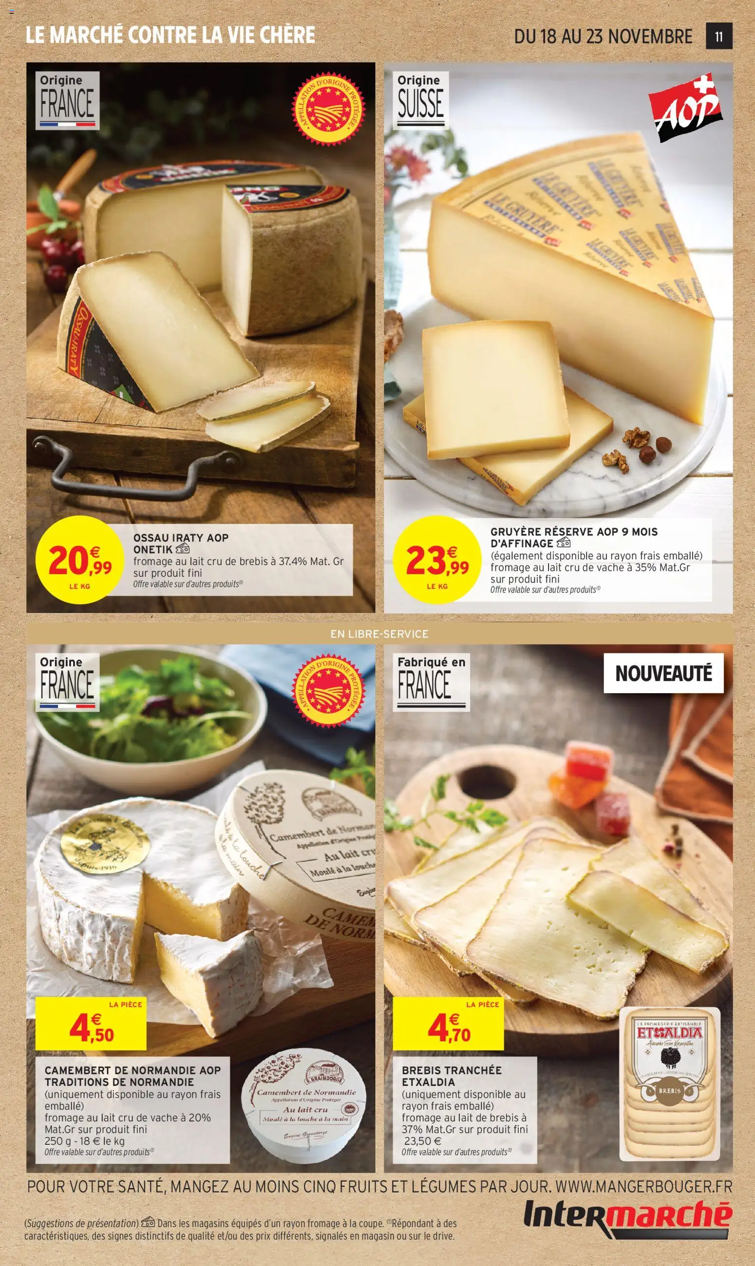 {H1} | Page: 11 | Produits: Lait, Fromage, Camembert