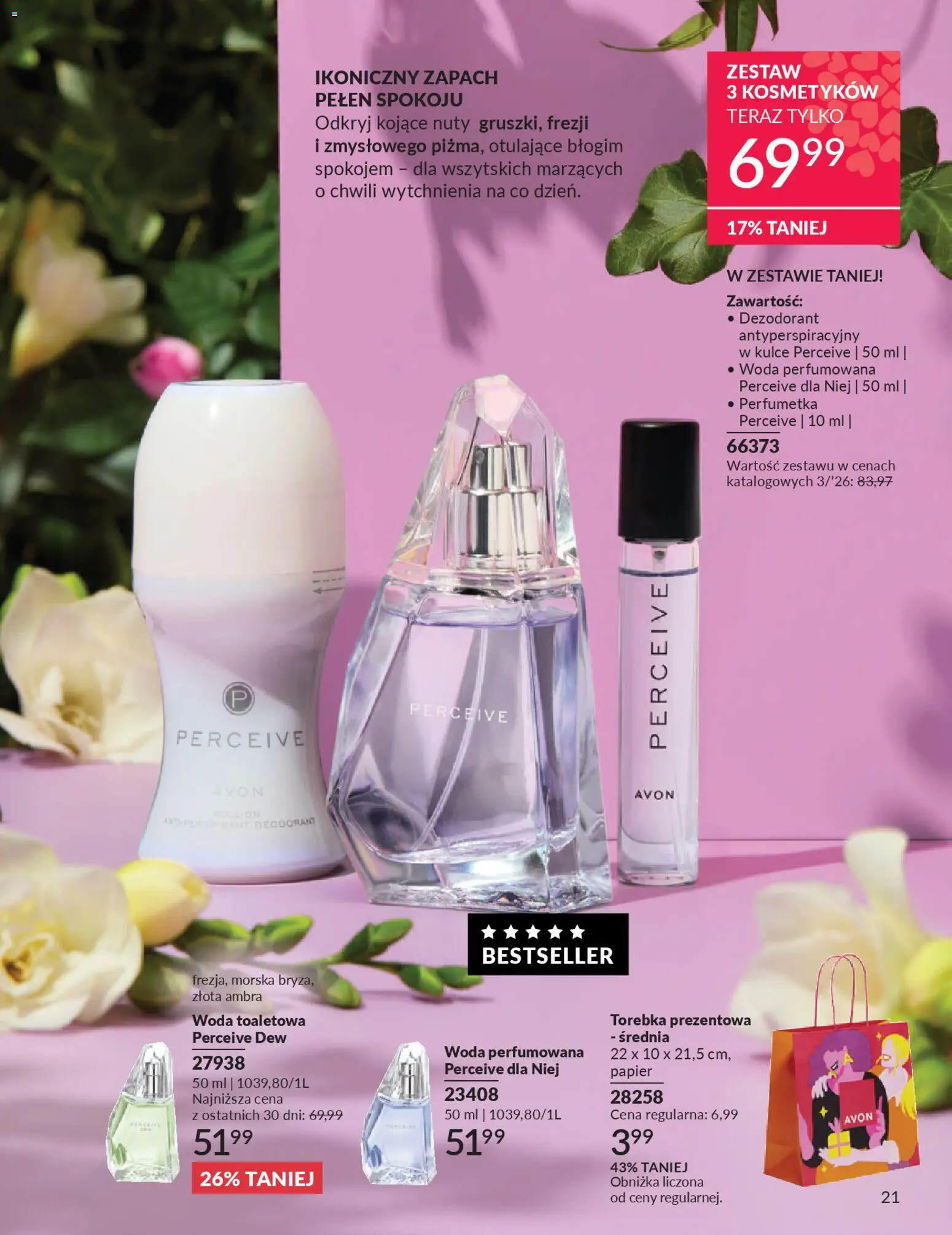 Avon Katalog 3 2026 od 01.03.2026 | Strona: 21 | Produkty: Zapach, Woda toaletowa, Dezodorant, Woda