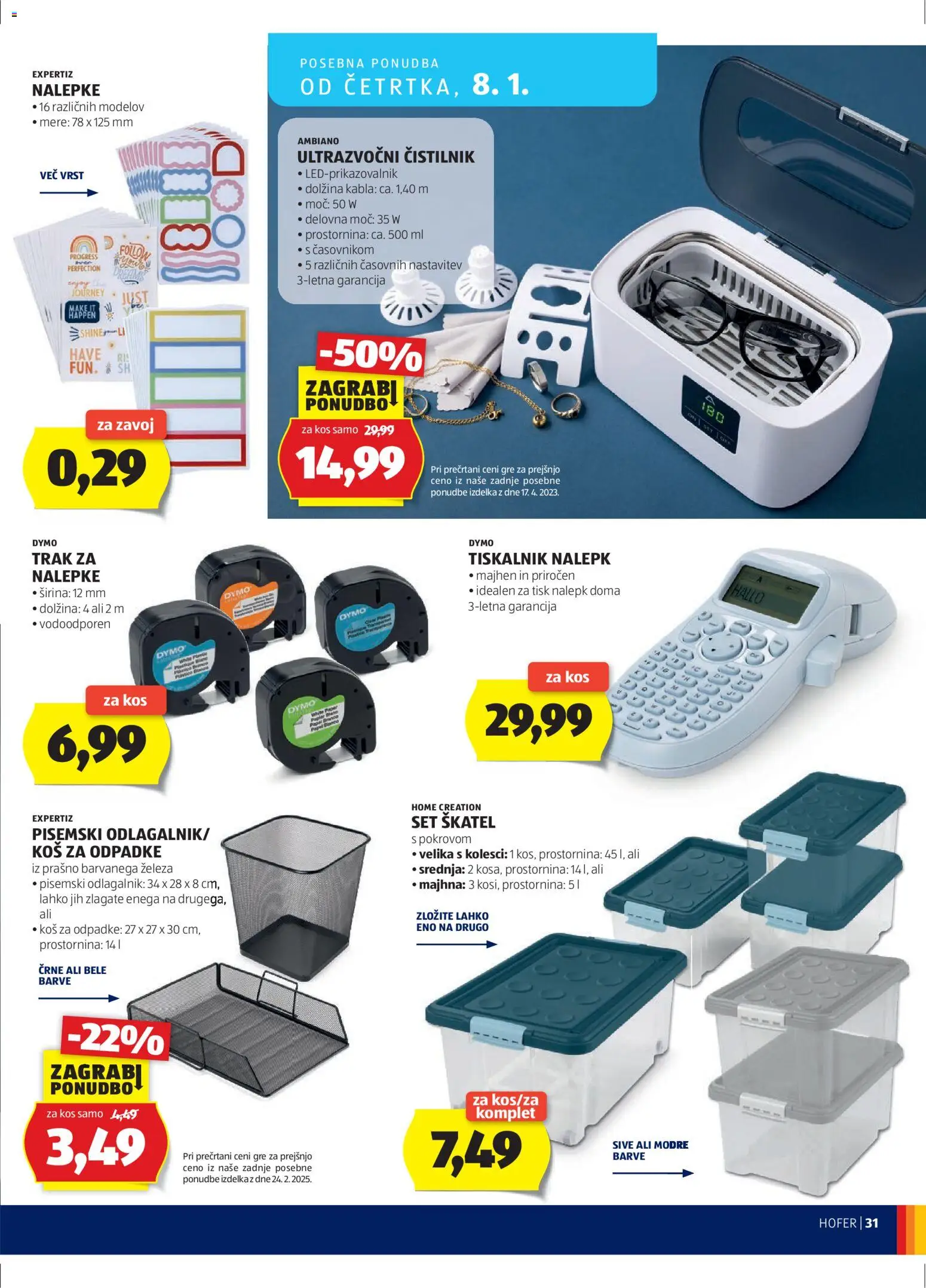 Hofer SI katalog | vrijedi od 30.12.2025 | Stranica: 31