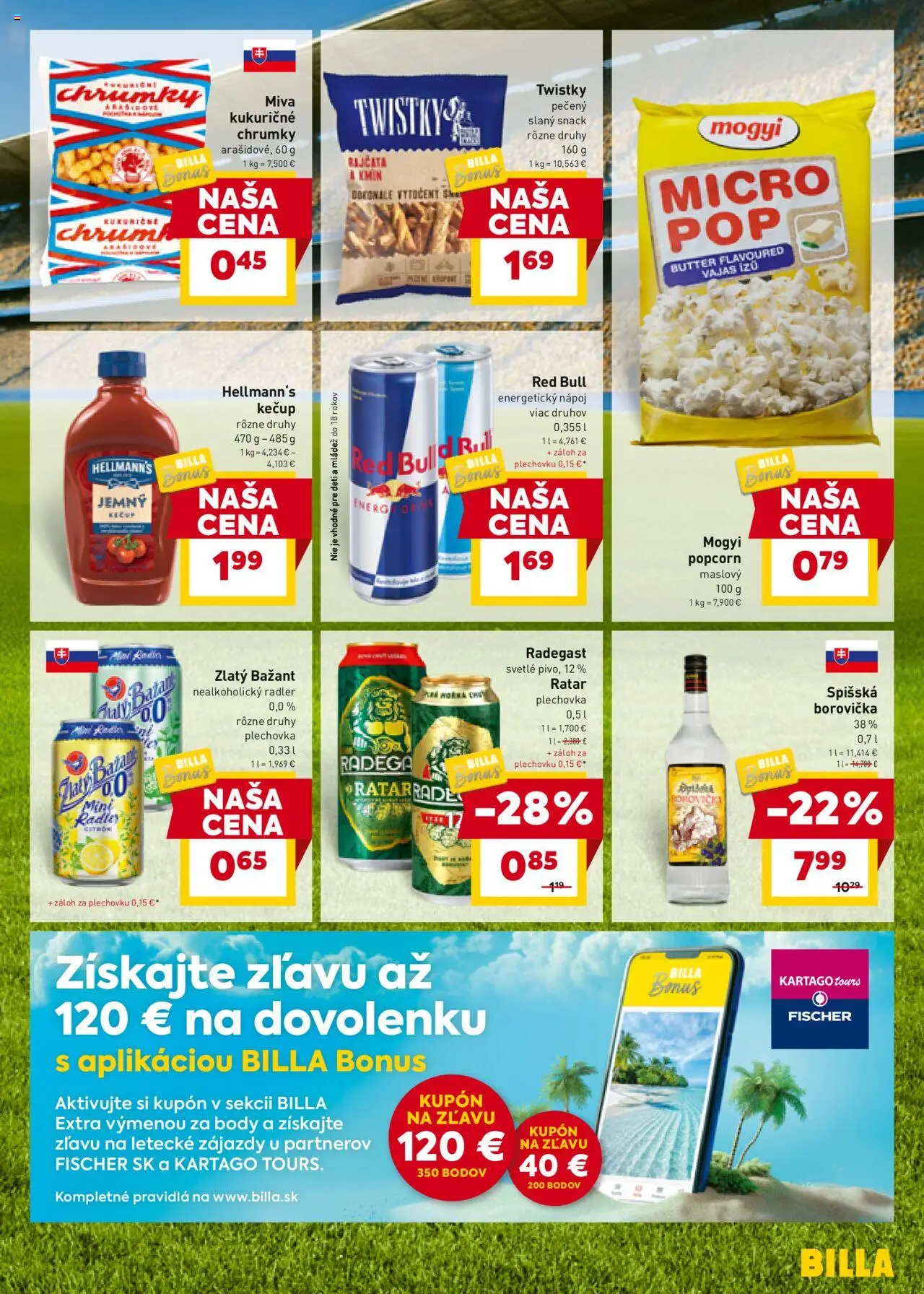 Billa leták │ platný od 18.06.2025 | Strana: 11 | Produkty: Radler, Red Bull, Kečup, Rádio