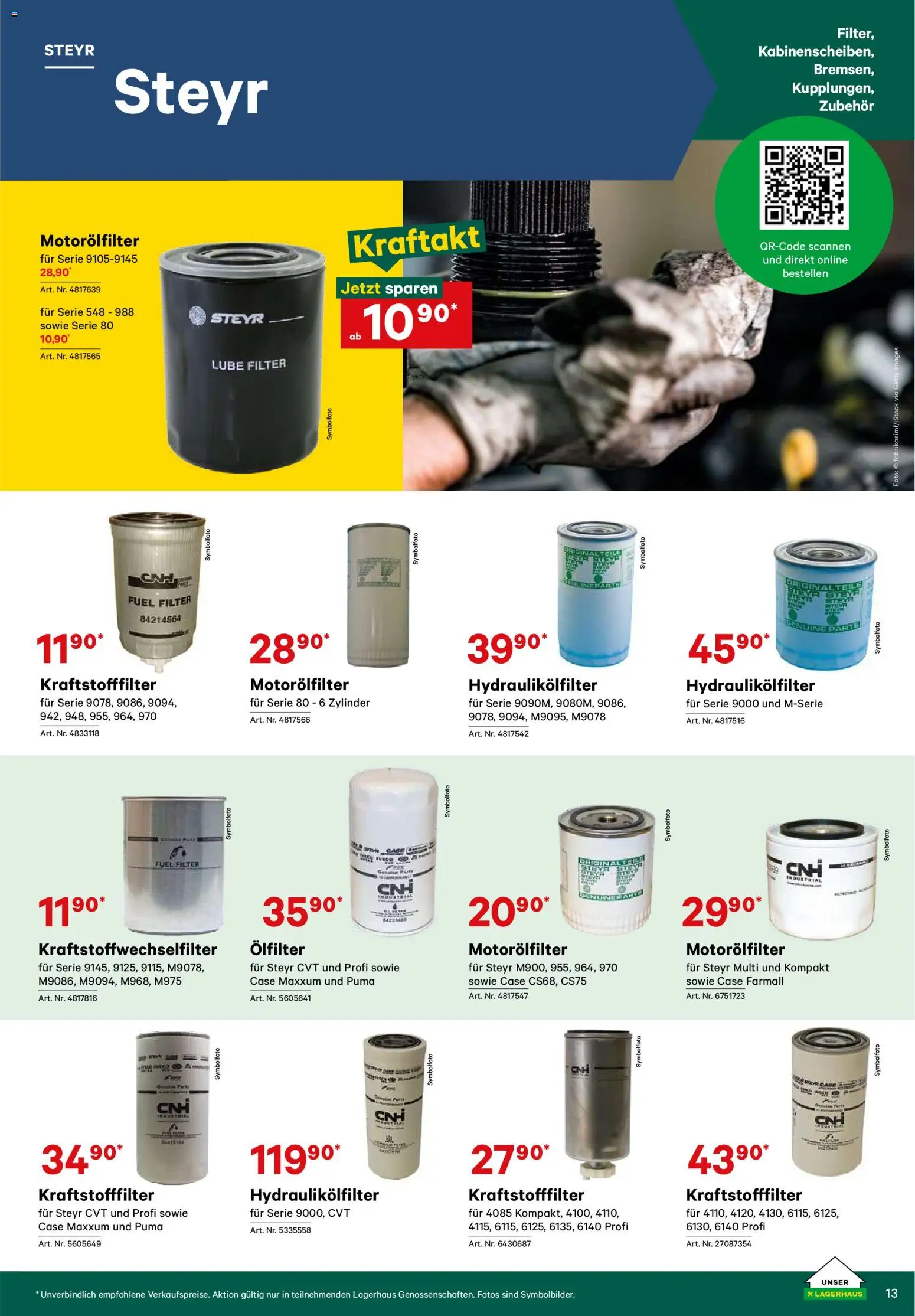 Lagerhaus Verschleißteile & Zubehör gültig ab 01.01.2026 | Seite: 13