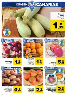 Carrefour folleto │ válido desde el 11.07.2025 | Página: 4 | Productos: Calabacín, Ροζ πιπέρι, Manzana, Ensalada