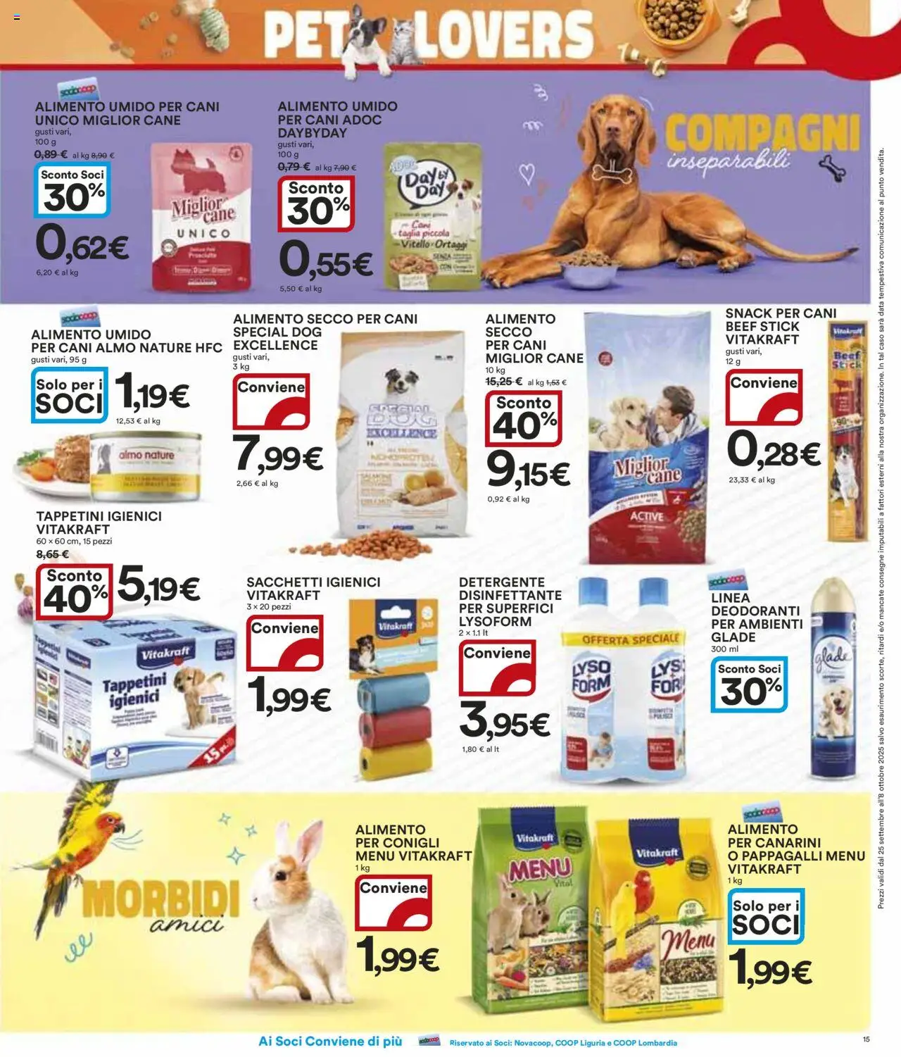 Volantino Ipercoop del 25.09.2025 | Pagina: 15 | Prodotti: Detergente, Ortaggi, Data