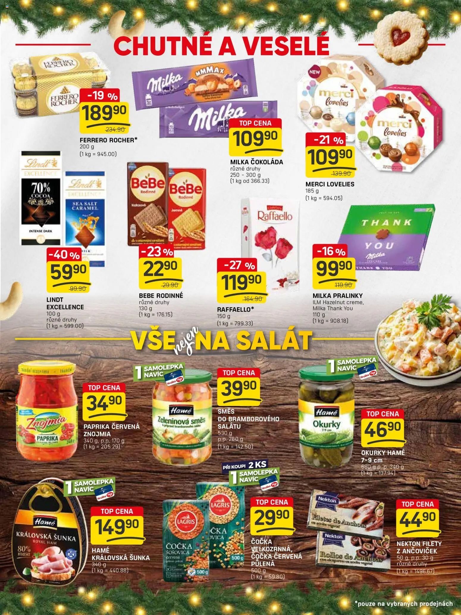 Flop leták - Vánoce od 26.11.2025 | Strana: 7 | Produkty: Čočka, Okurky, Paprika červená, Bebe