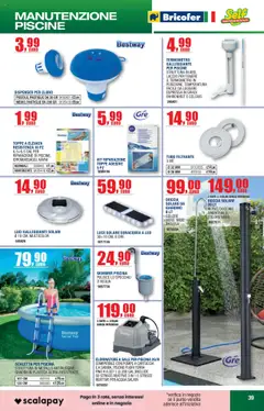 Volantino Bricofer del 27.05.2025 | Pagina: 39 | Prodotti: Acqua, Sale, Specchio, Terra