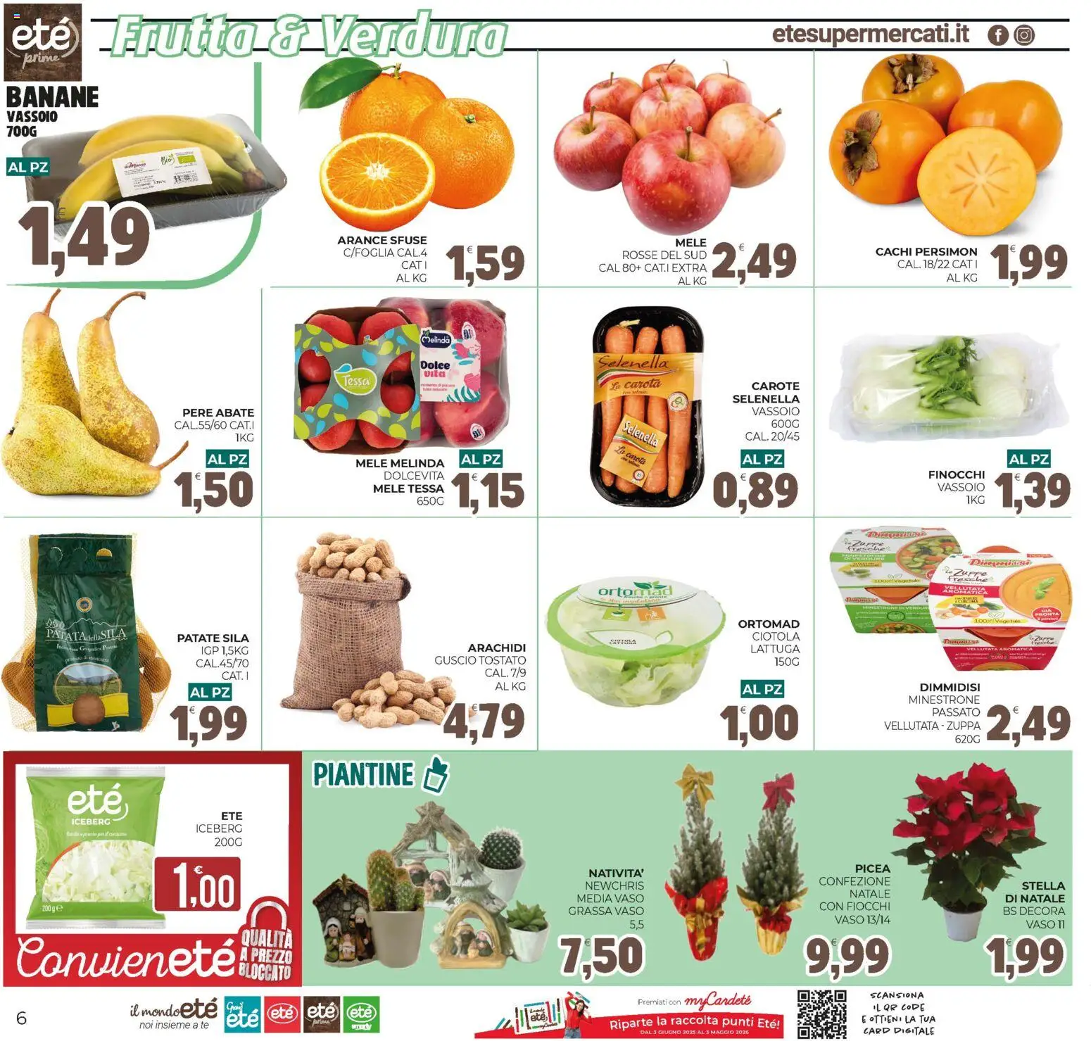 Volantino Eté del 21.11.2025 | Pagina: 6 | Prodotti: Carota, Frutta, Carote, Ciotola