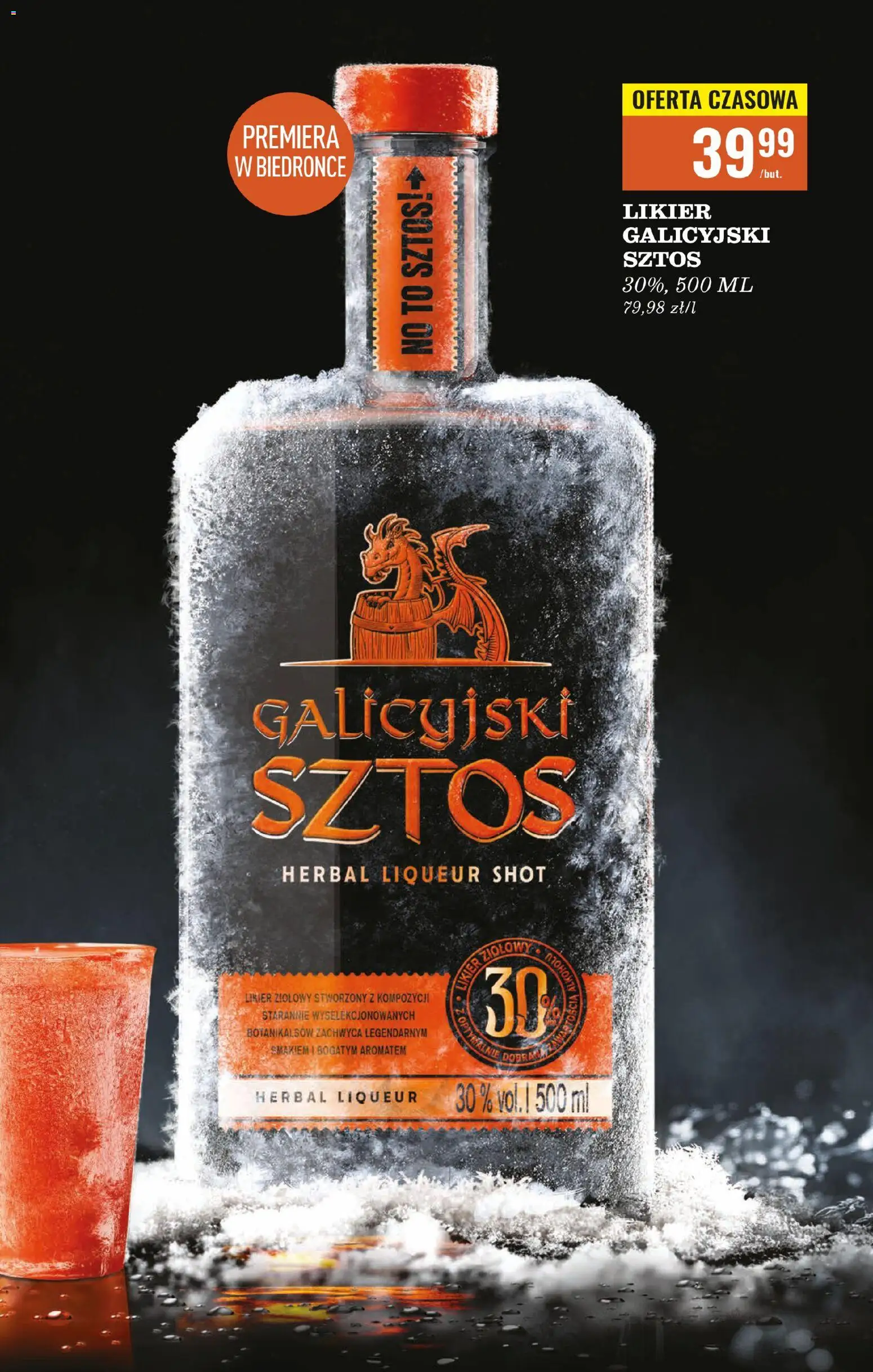 Biedronka gazetka - Czas na toast od 03.11.2025 | Strona: 41 | Produkty: Likier ziołowy