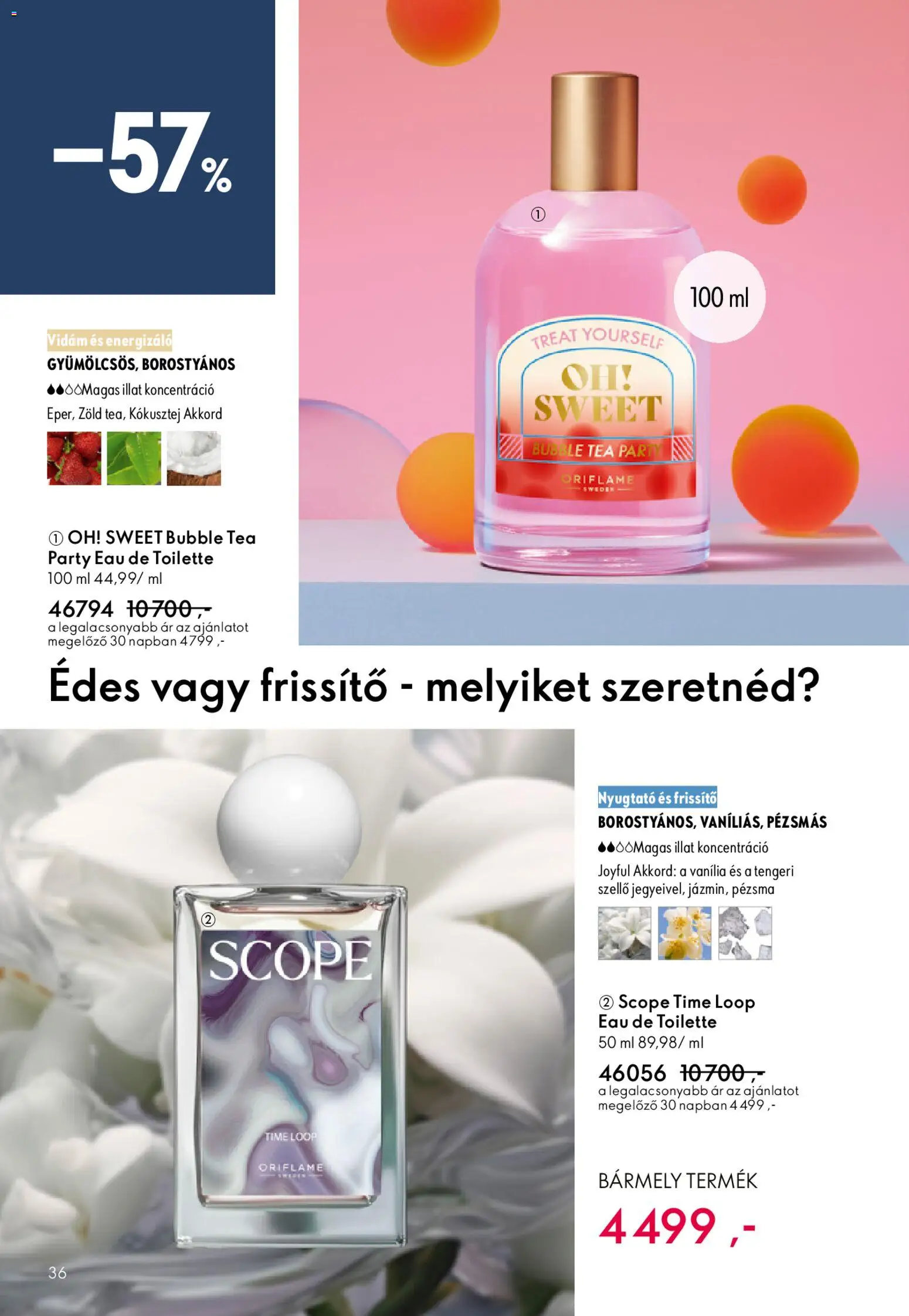 Oriflame akciós ujság - amely érvényes a következő dátumtól: 03.12.2025 | Oldal: 36 | Termékek: Kókusztej, Tea