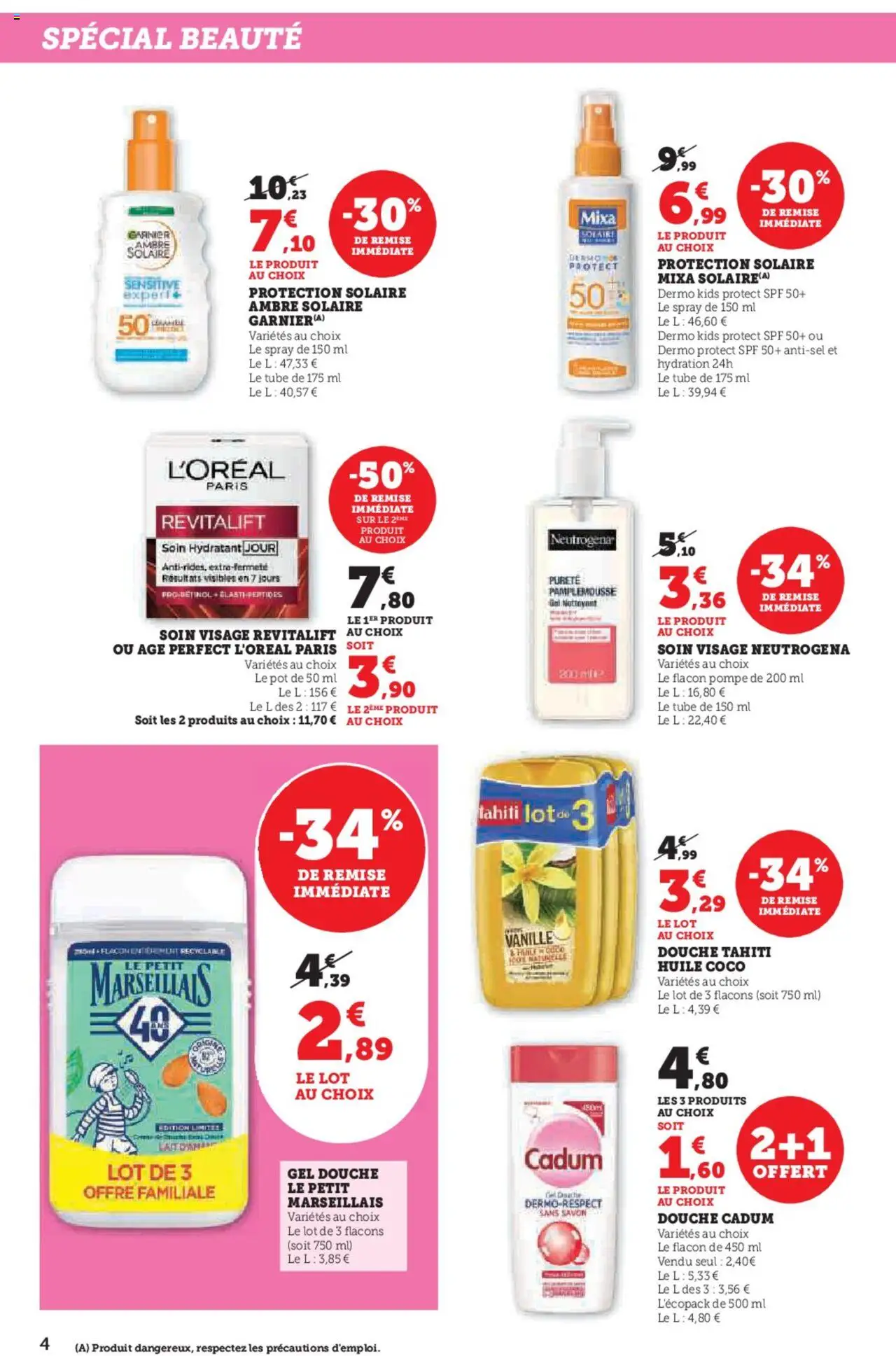  | Page: 4 | Produits: Pamplemousse, Gel douche, Douche, Huile