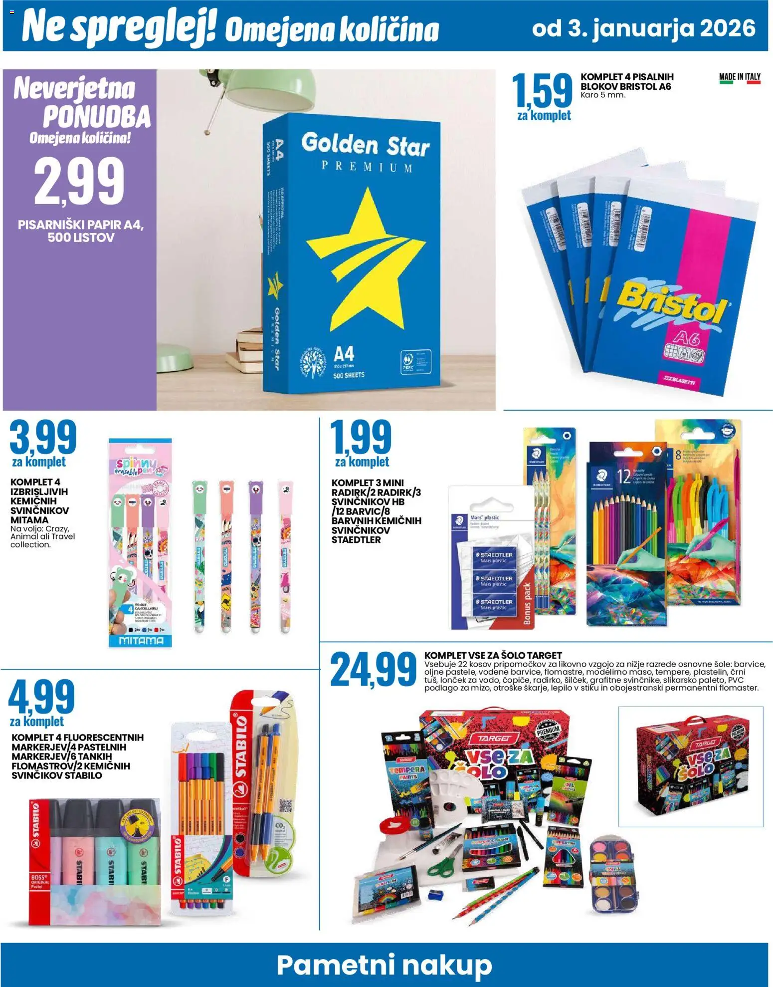 Novi Eurospin katalog ponudbe – veljaven od 03.01.2026 | Stran: 14 | Izdelki: Lepilo