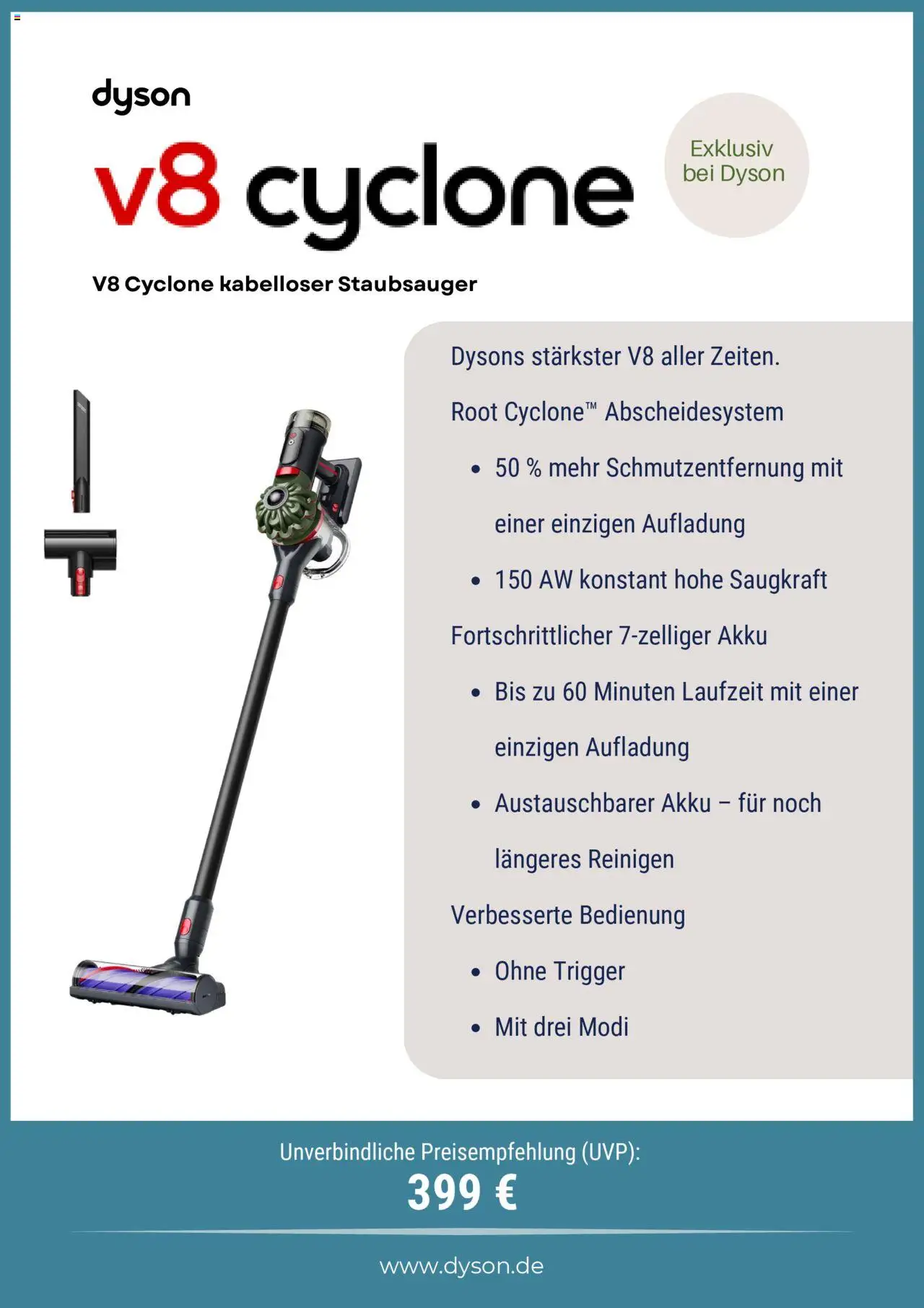 Dyson Prospekt 	 – gültig ab 09.09.2025 | Seite: 4 | Produkte: Dyson, Staubsauger