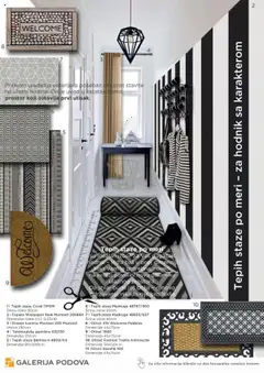 Galerija Podova katalog - važi od 20.05.2025 | Strana: 34 | Proizvode: Tepih, Otirač