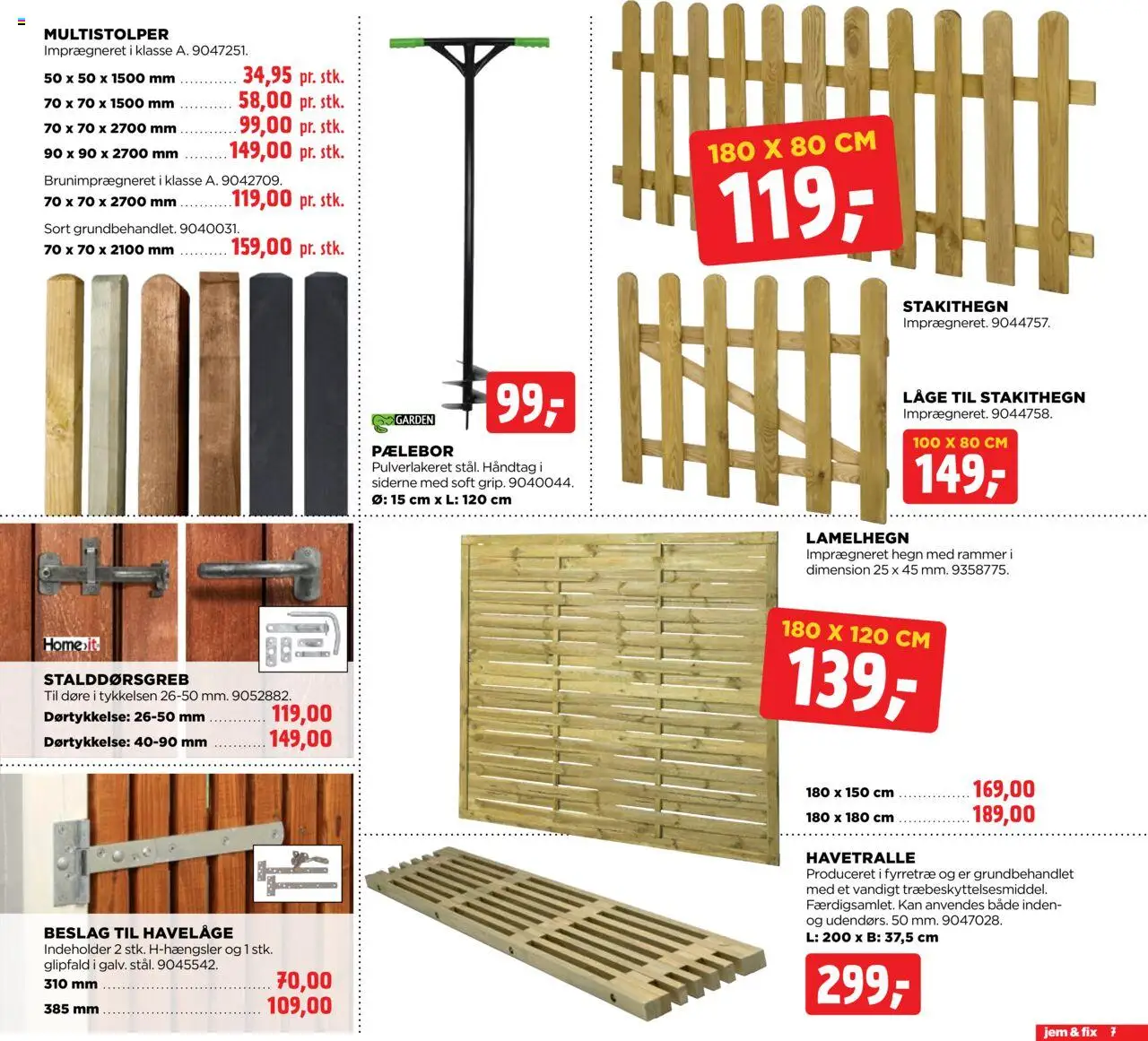 Jem & fix Tilbudsavis gyldig fra 10.08.2025 | Side: 7 | Produkter: Rammer