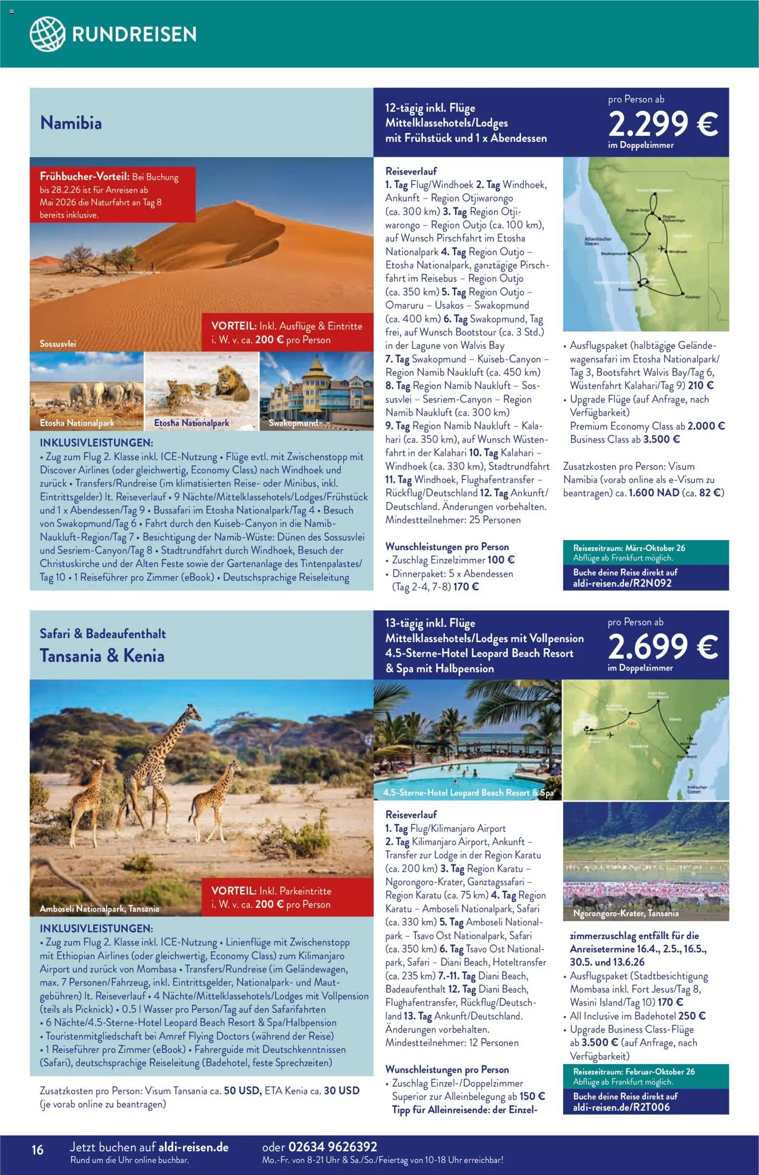 Aldi Reisen – gültig ab 01.11.2025 | Seite: 16