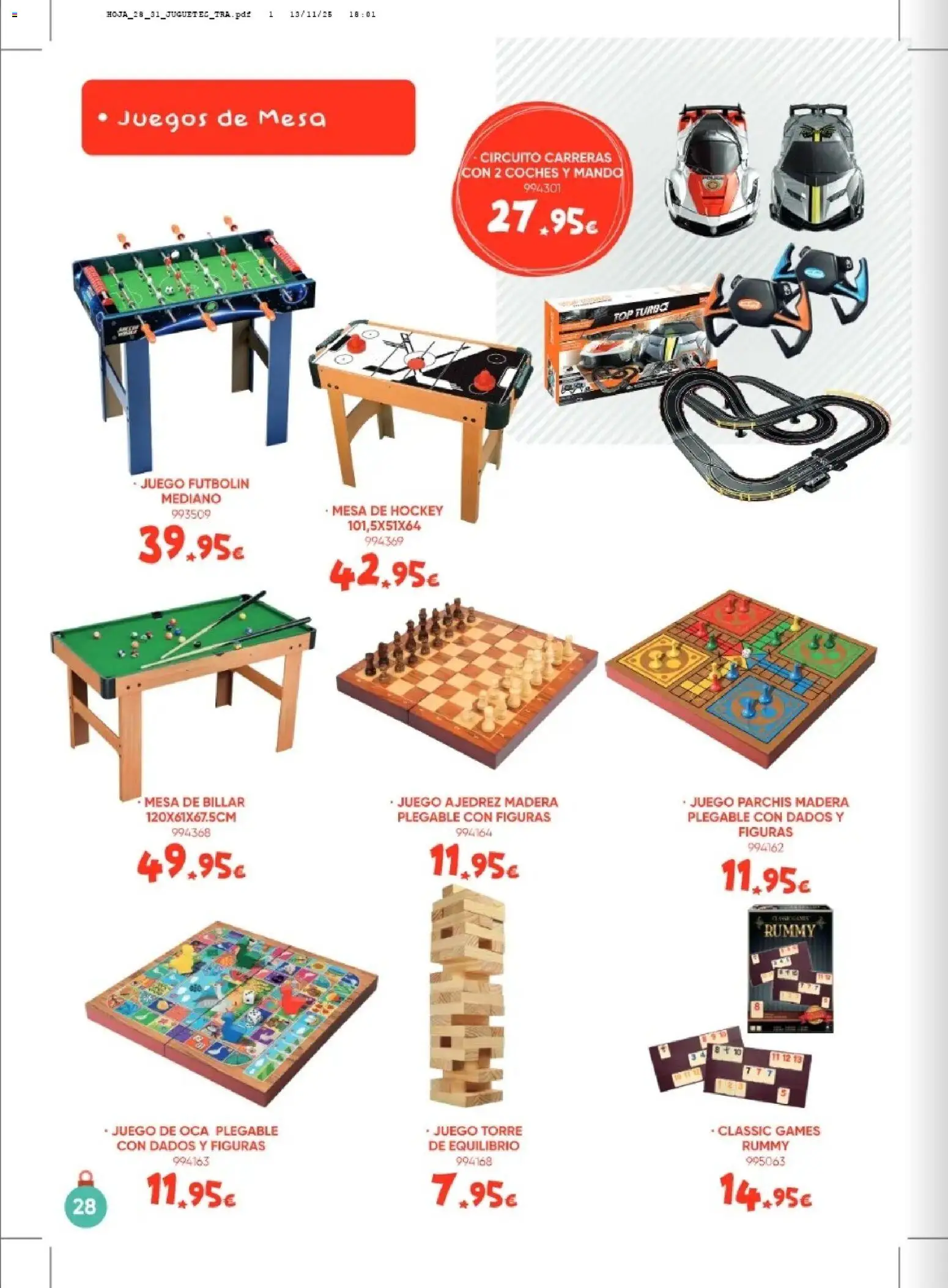 Family Cash folleto │ válido desde el 17.11.2025 | Página: 27 | Productos: Juegos de mesa, Mesa