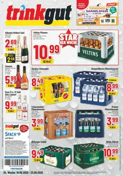 Trinkgut Prospekt 	 gültig ab dem 18.08.2025