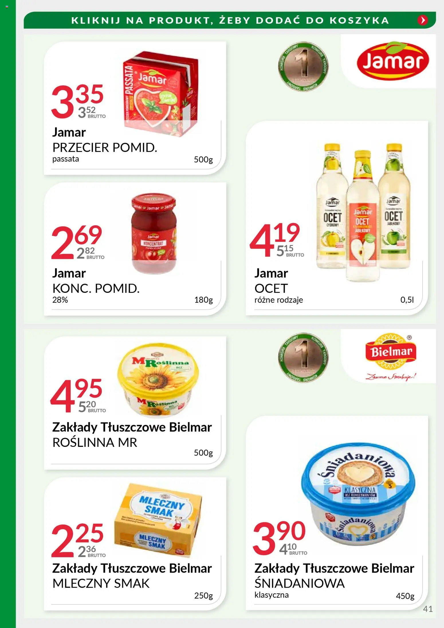 Eurocash Gazetka - Targi Jesień od 17.11.2025 | Strona: 41 | Produkty: Ocet