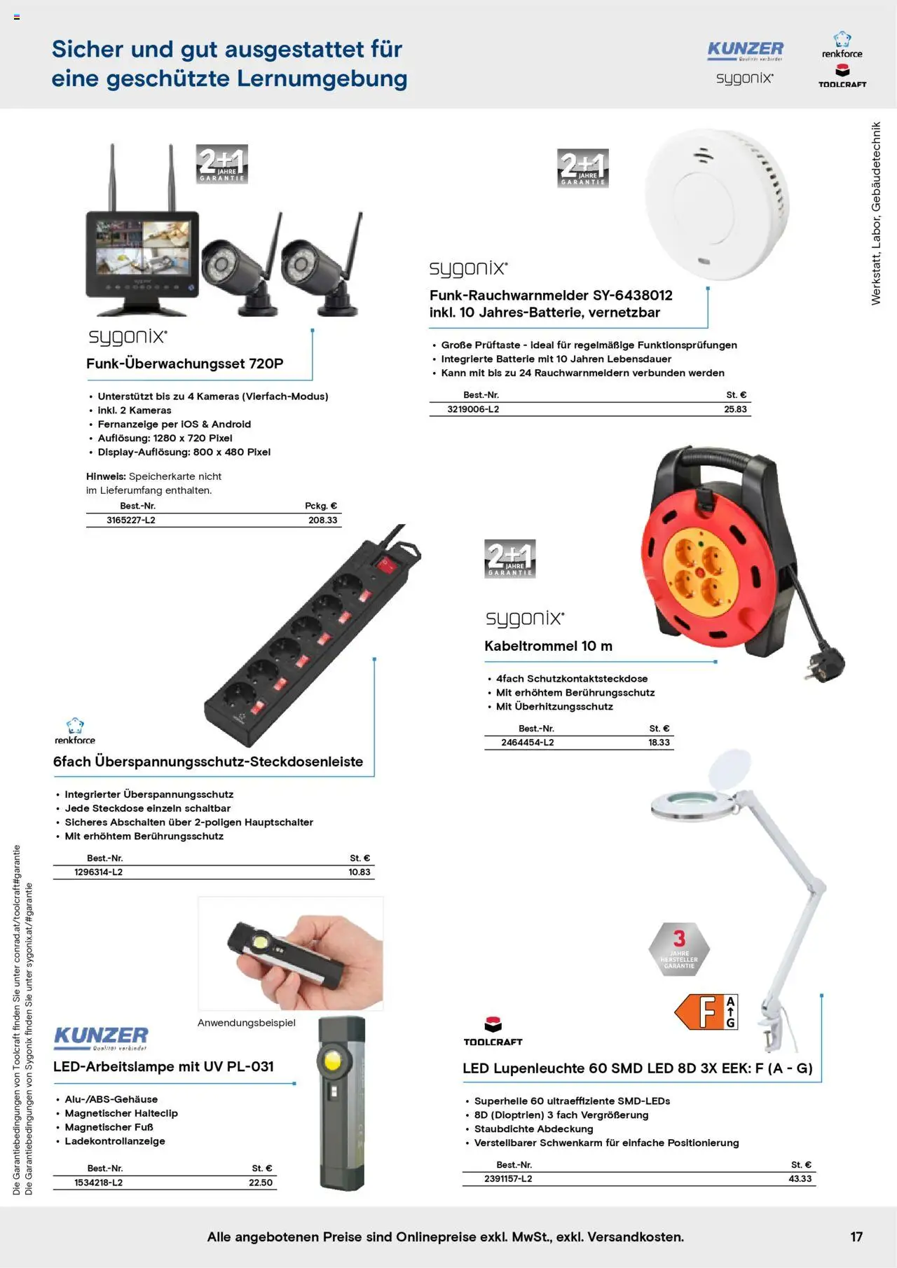 Conrad Education gültig ab 03.10.2025 | Seite: 17 | Produkte: Speicherkarte, Steckdose, Batterie