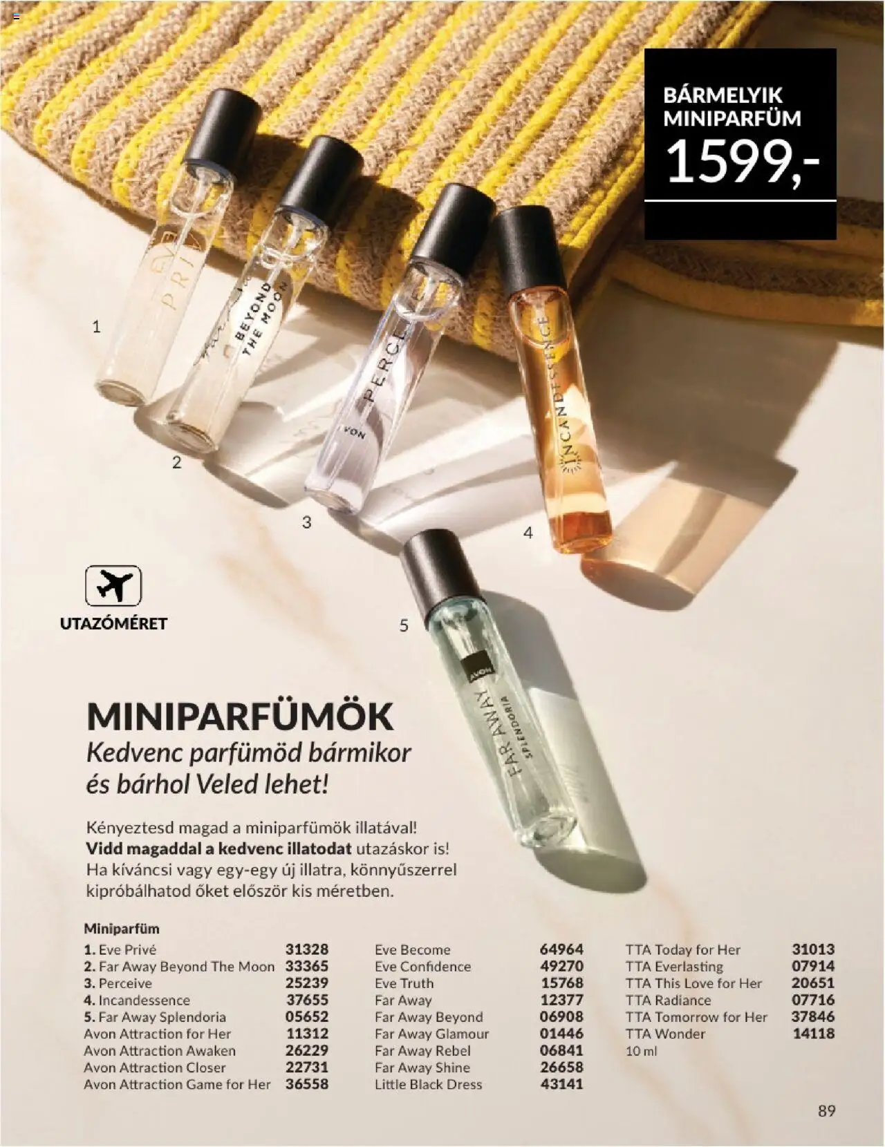Avon akciós ujság - amely érvényes a következő dátumtól: 01.06.2025 | Oldal: 89