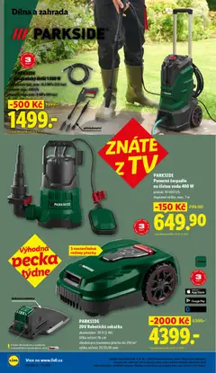 Náhled letáku PARKSIDE 20V Robotická sekačka, akumulátor: 20 V (2 Ah), šířka sečení: 16 cm, vhodná pro travnatou plochu do 250 m², výška sečení: 25/35/45 mm od 23.04.2026 | Strana: 32