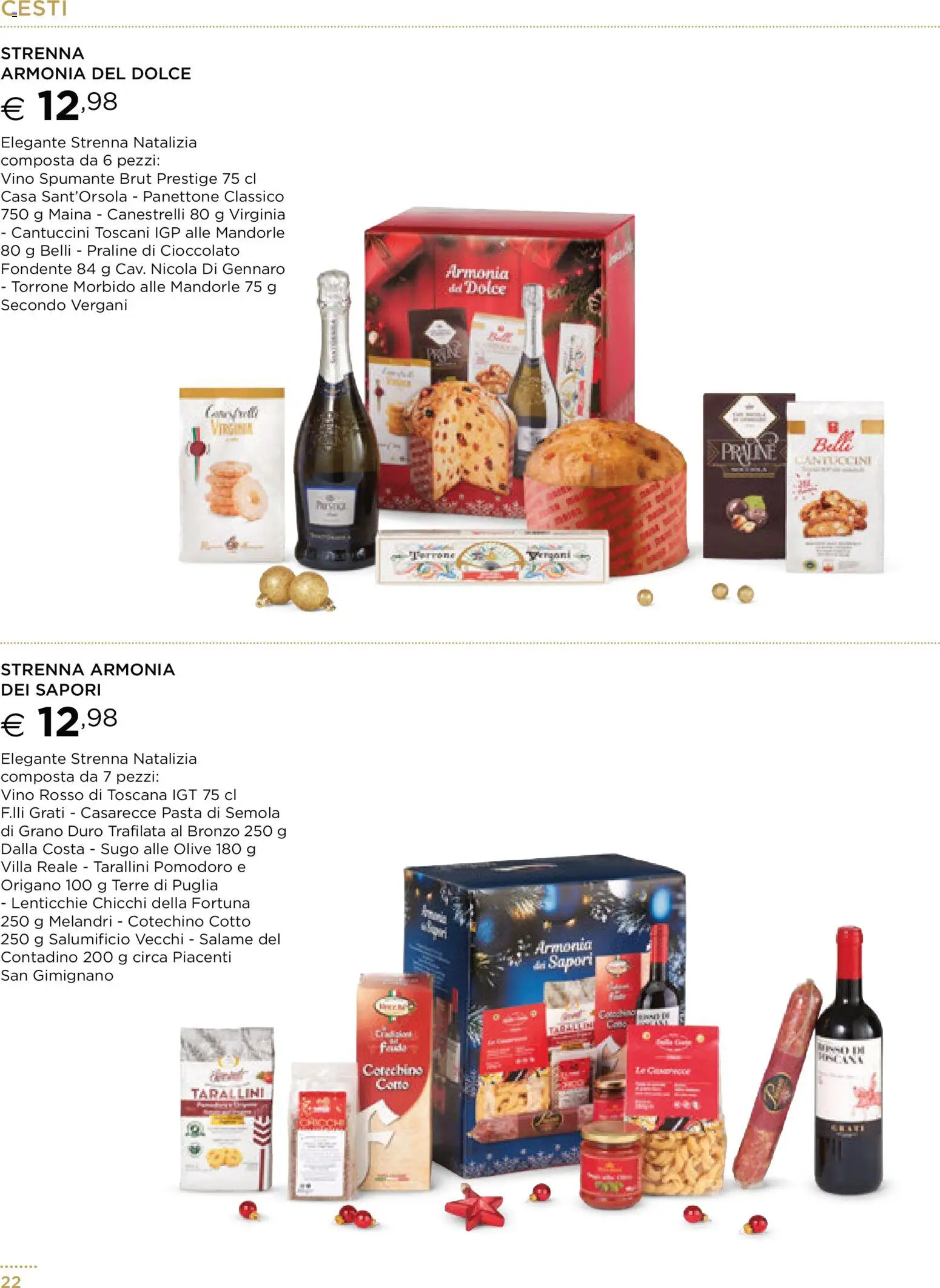 Volantino Esselunga S del 13.11.2025 | Pagina: 22 | Prodotti: Pomodoro, Vino, Mandorle, Sugo