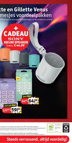 Kruidvat folder week 49 - Voorbeeld van een folder van Kruidvat, geldig van 02.12.2025 | Pagina: 65 | Producten: Speaker, Papier