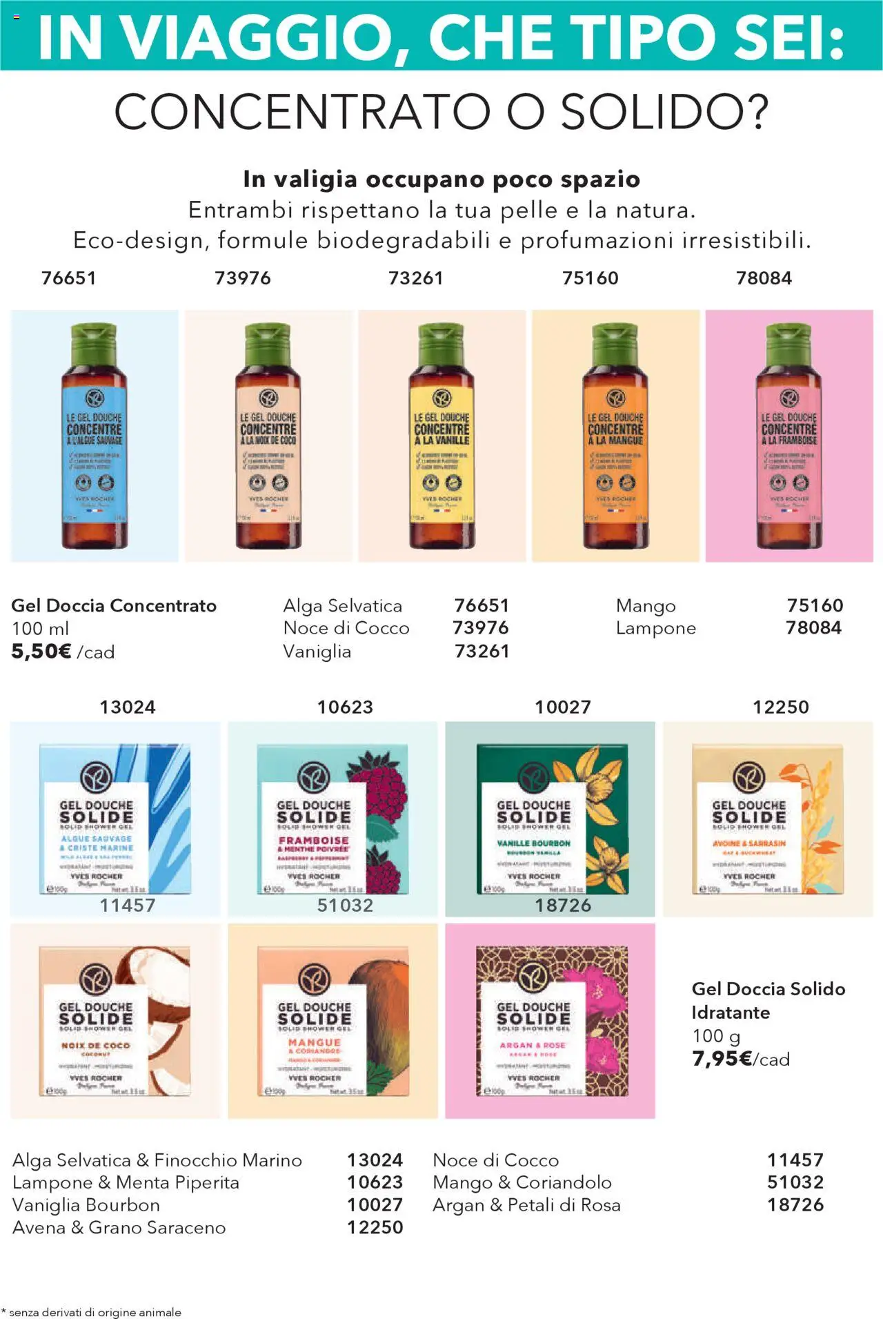 Volantino Yves Rocher del 31.07.2025 | Pagina: 60 | Prodotti: Mango, Valigia, Lampone, Menta