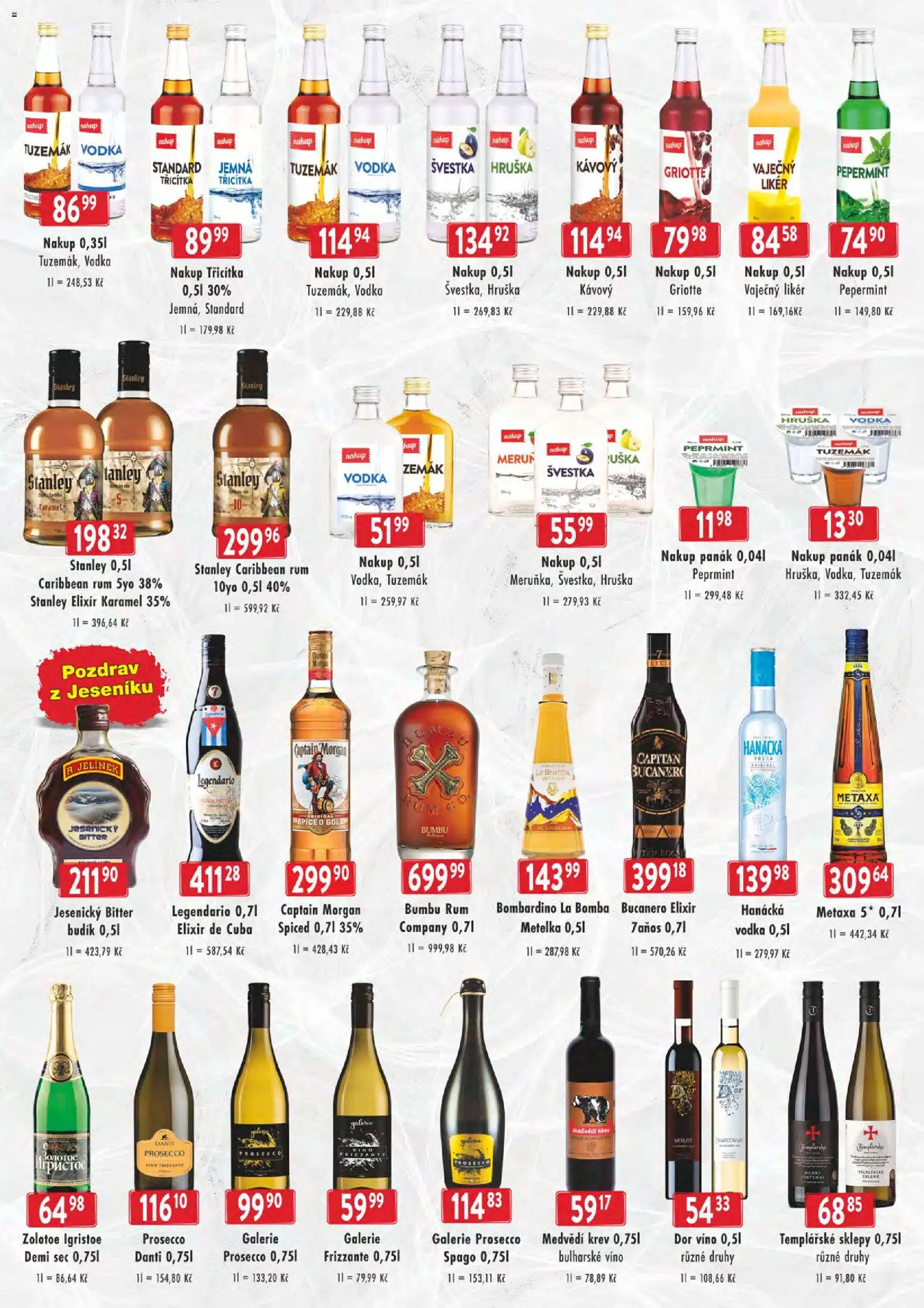 Astur & Qanto leták - cash&carry Jeseník, Krnov od 12.11.2025 | Strana: 2 | Produkty: Víno, Captain Morgan, Vaječný Likér, Jelínek