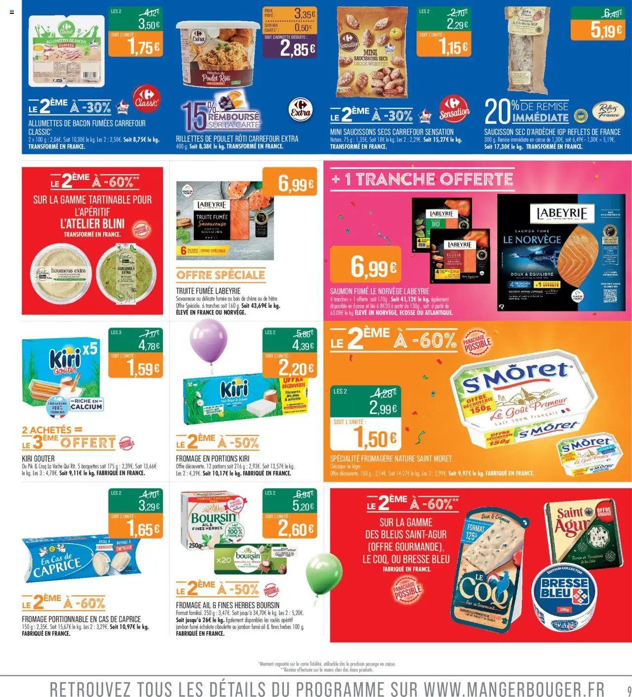 {H1} | Page: 9 | Produits: Échalote, Lait, Fromage, Jambon