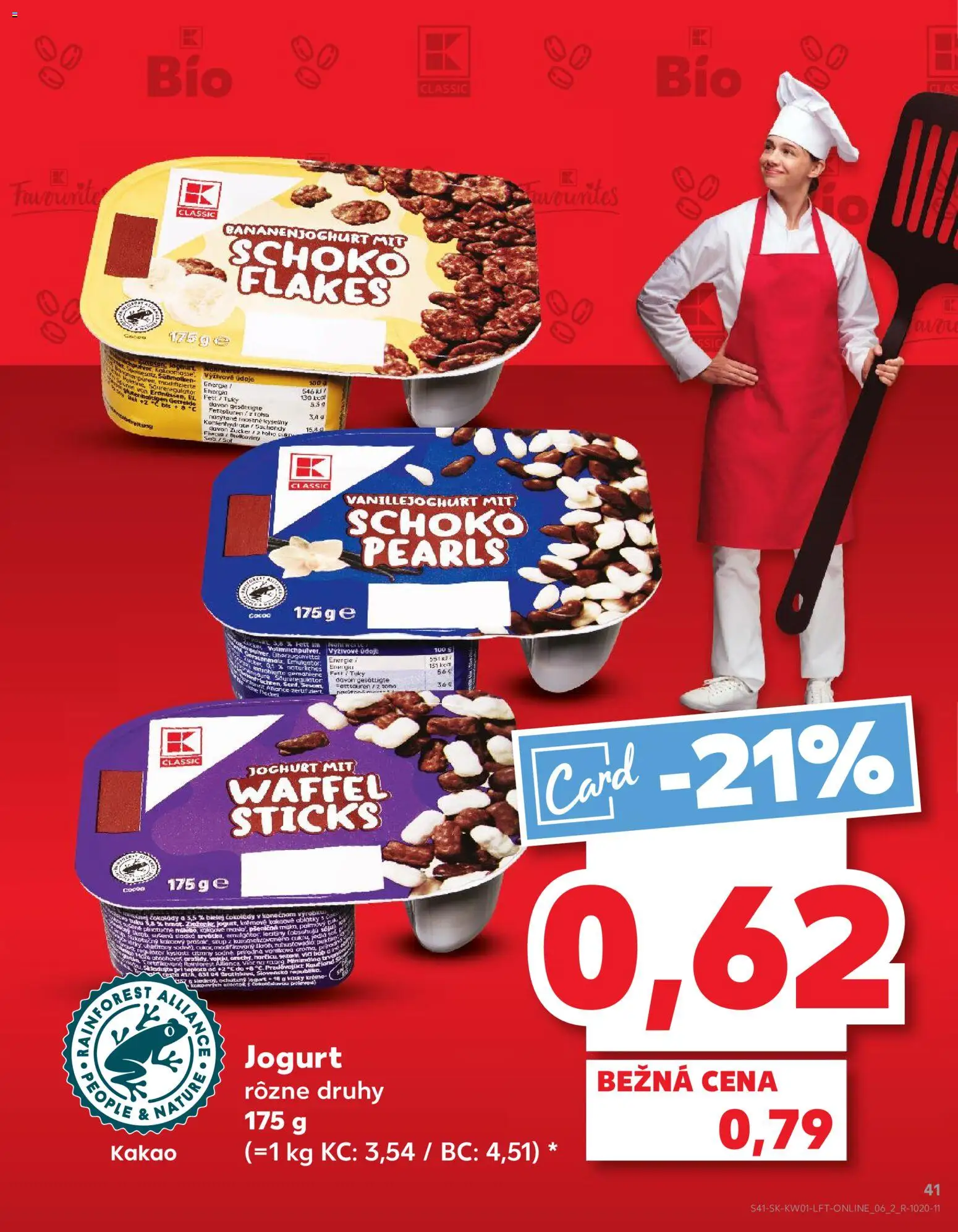 Nové Kaufland akcie – leták je platný od 02.01.2026 | Strana: 41 | Produkty: Jogurt, Kakao
