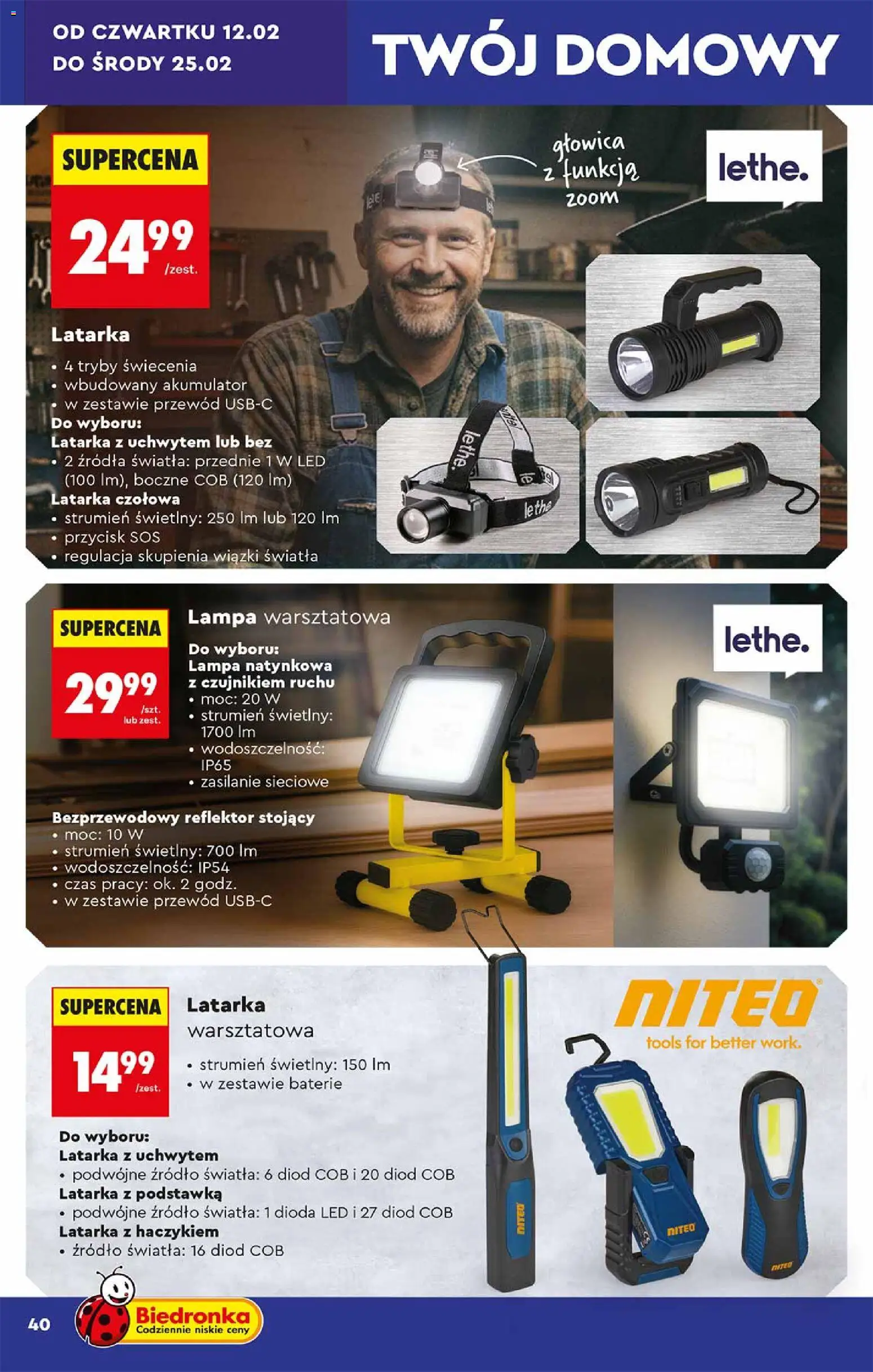 Biedronka gazetka - Hity i inspiracje od 07.02.2026 | Strona: 40