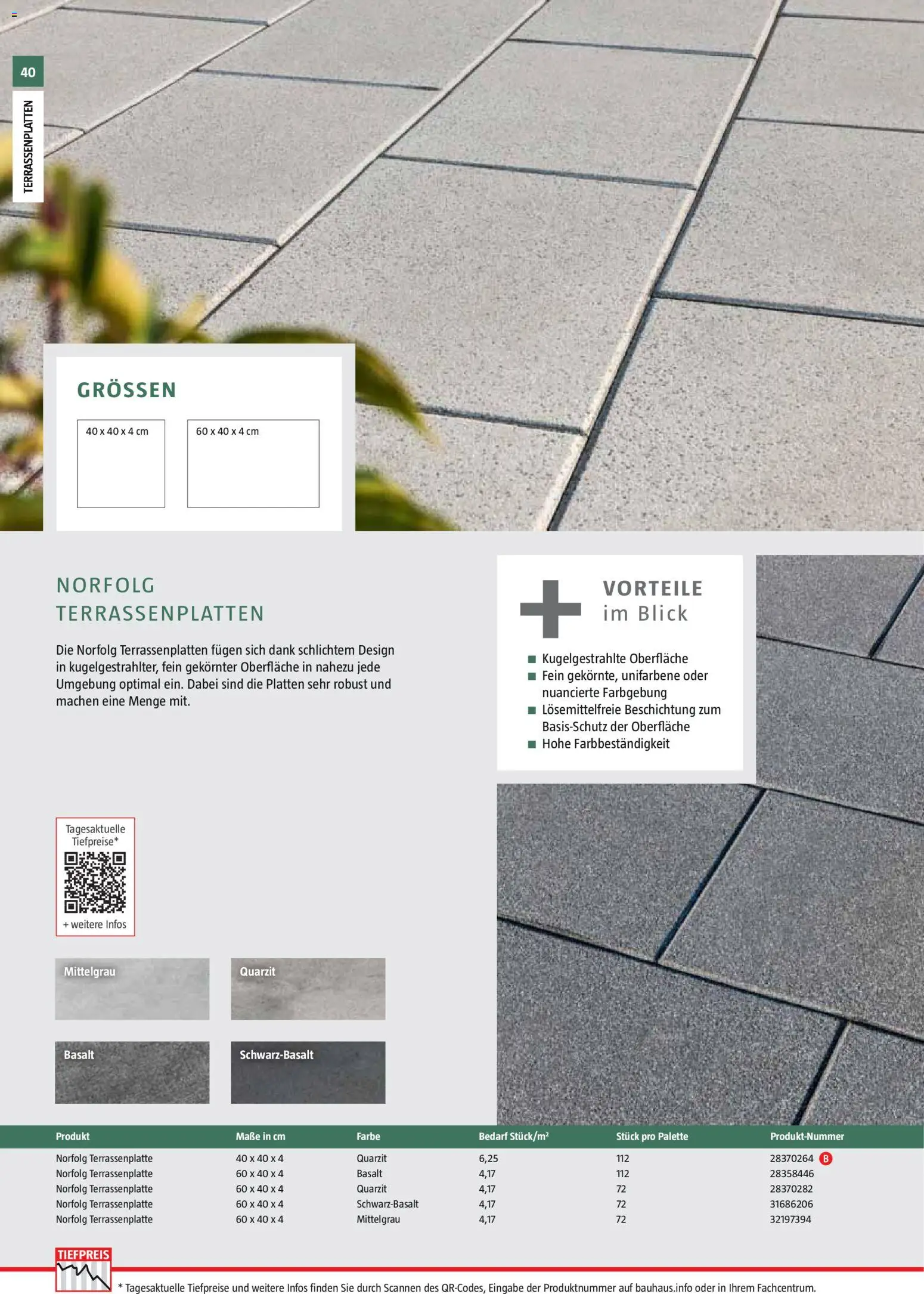 Bauhaus Gartenbaumaterialien gültig ab 01.04.2026 | Seite: 40