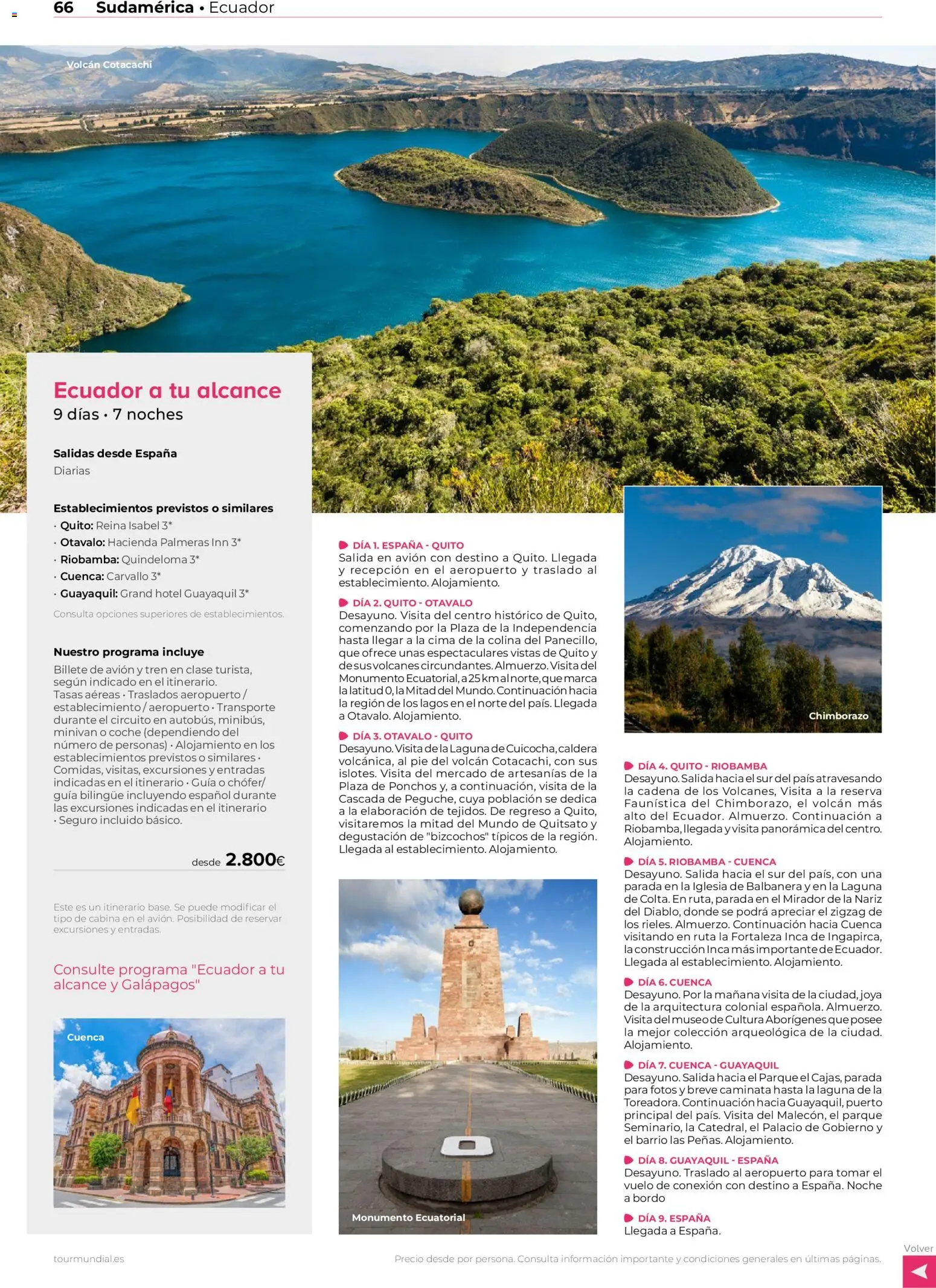 Viajes El Corte Inglés Centroamérica y Sudamérica │ válido desde el 01.01.2026 | Página: 65 | Productos: Palmeras