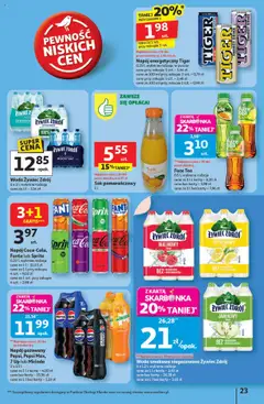 Auchan Gazetka - Pewność niskich cen Hipermarket od 18.09.2025 | Strona: 23 | Produkty: Curry, Sok pomarańczowy, Pepsi, Sok