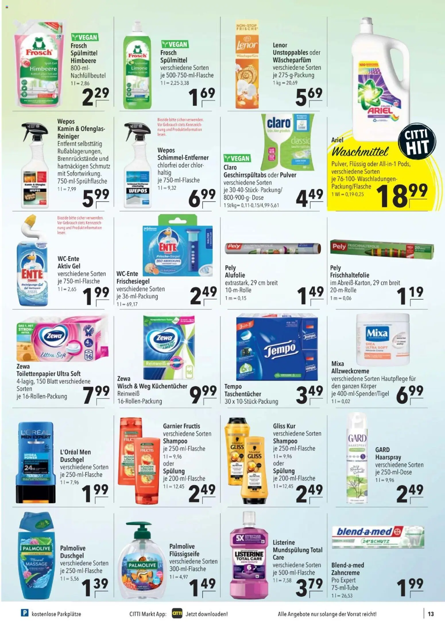 CITTI tilbudsavis – gyldig fra 12.11.2025 | Side: 17 | Produkter: Shampoo