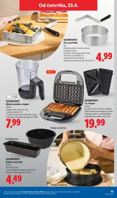 Lidl Katalog - Pregled kataloga iz trgovine Lidl, vrijedi od 20.04.2026 | Stranica: 43 | Proizvodi: Toster, Baterije