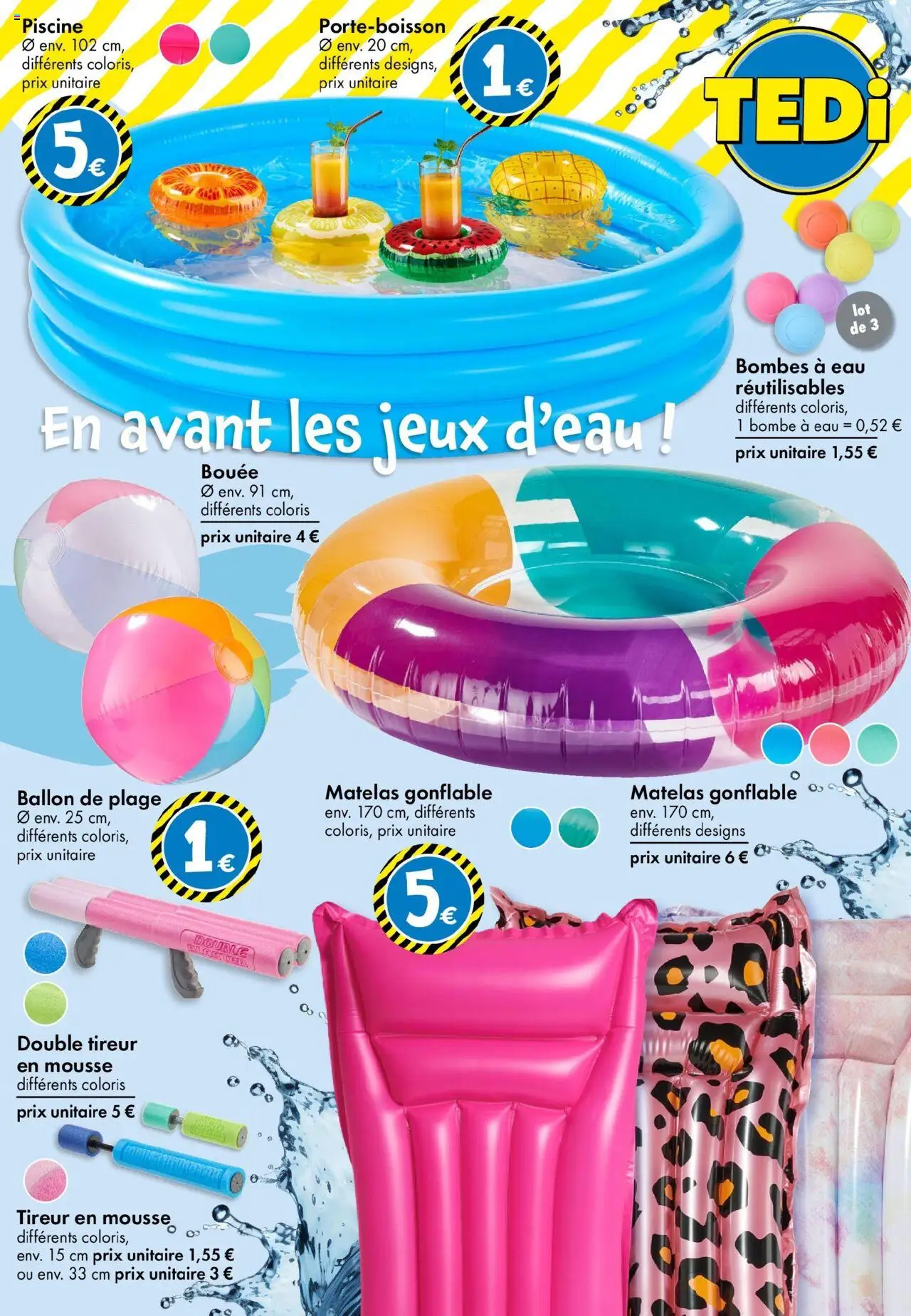  | Page: 13 | Produits: Matelas gonflable, Bouée, Mousse, Jeux