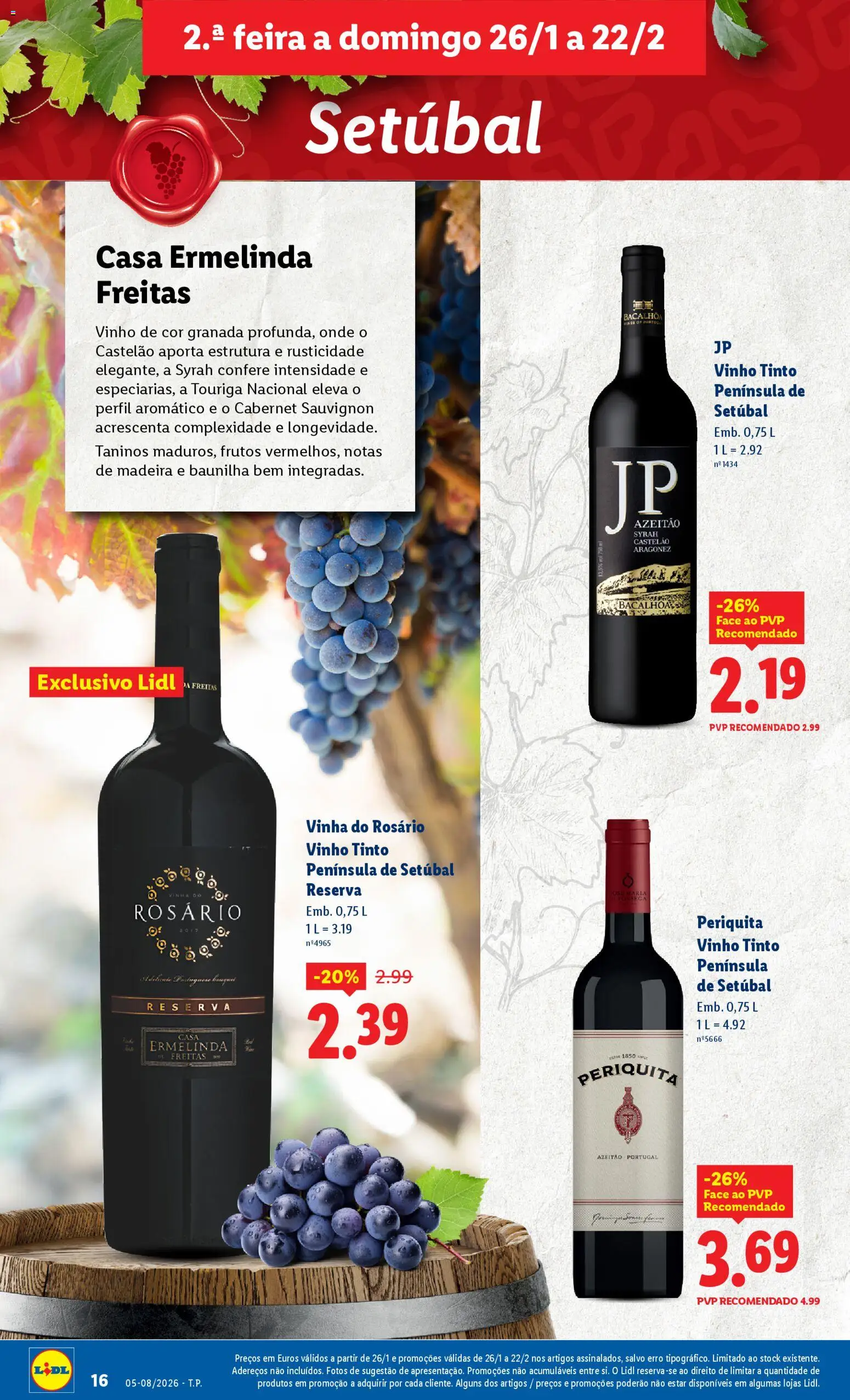 Lidl folheto │ válido de 26.01.2026 | Página: 16 | Produtos: Vinho, Vinho tinto