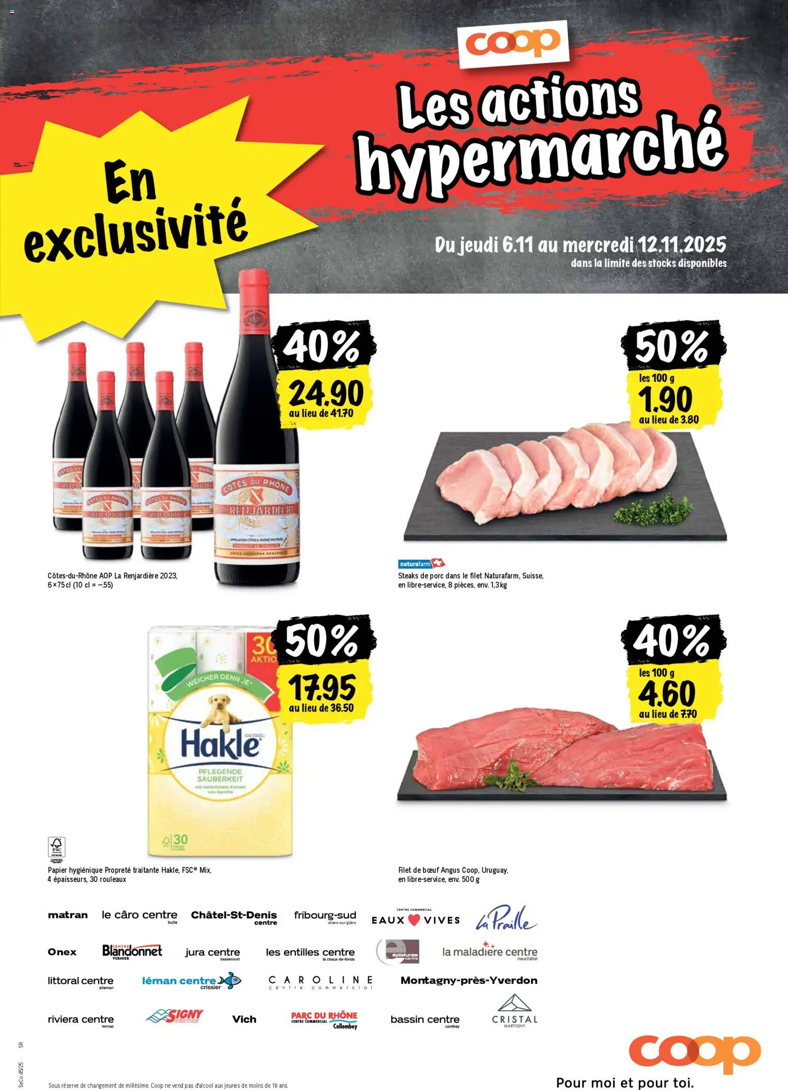 Coop - Les actions de la semaine – gültig ab 06.11.2025 | Seite: 21 | Produkte: Jura, Flager