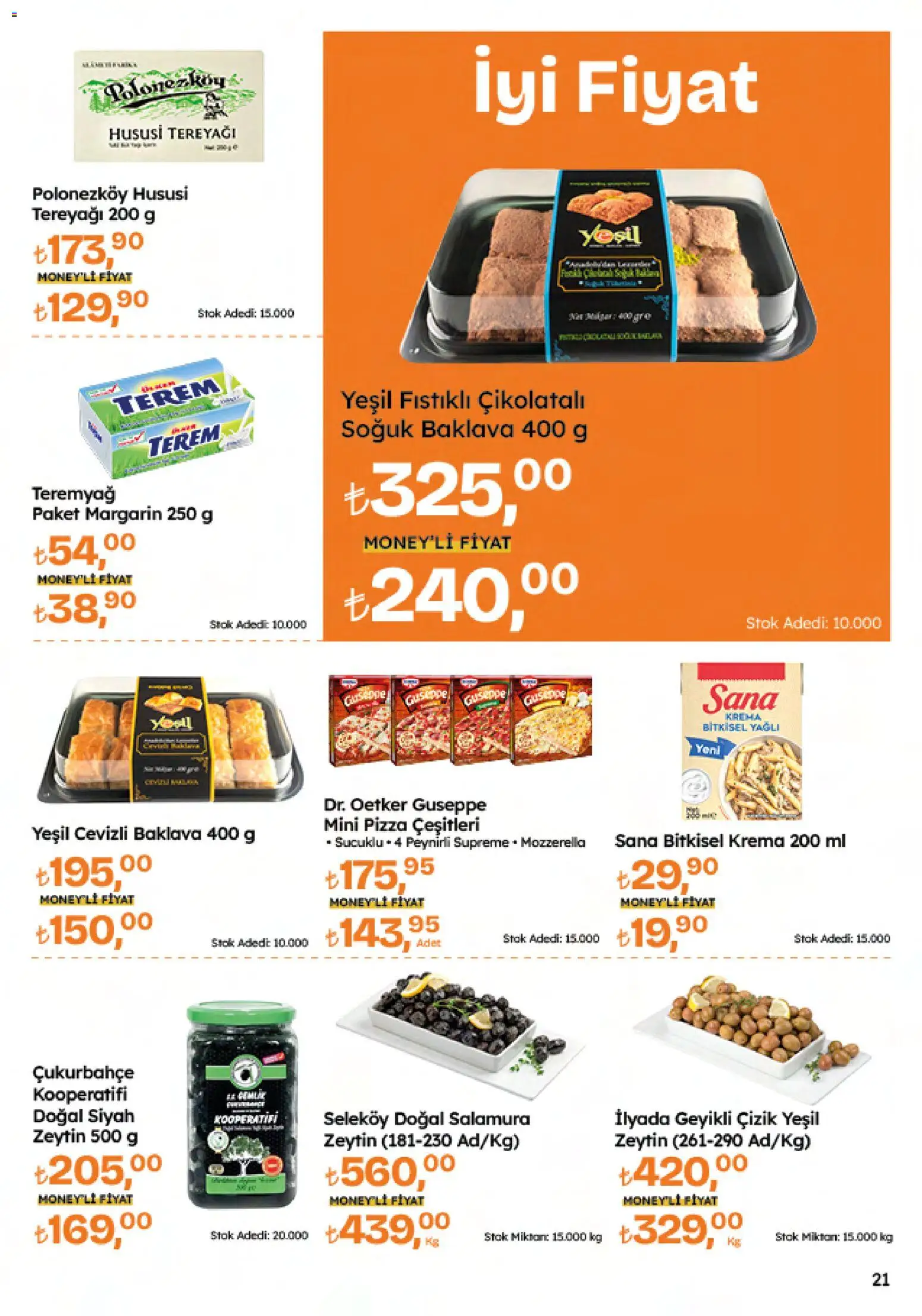 Migros Katalog - 5M Migroskop Dijital - 06.11.2025 tarihinden itibaren geçerlidir | Sayfa: 21 | Ürünler: Tereyağı, Pizza, Krema, Zeytin
