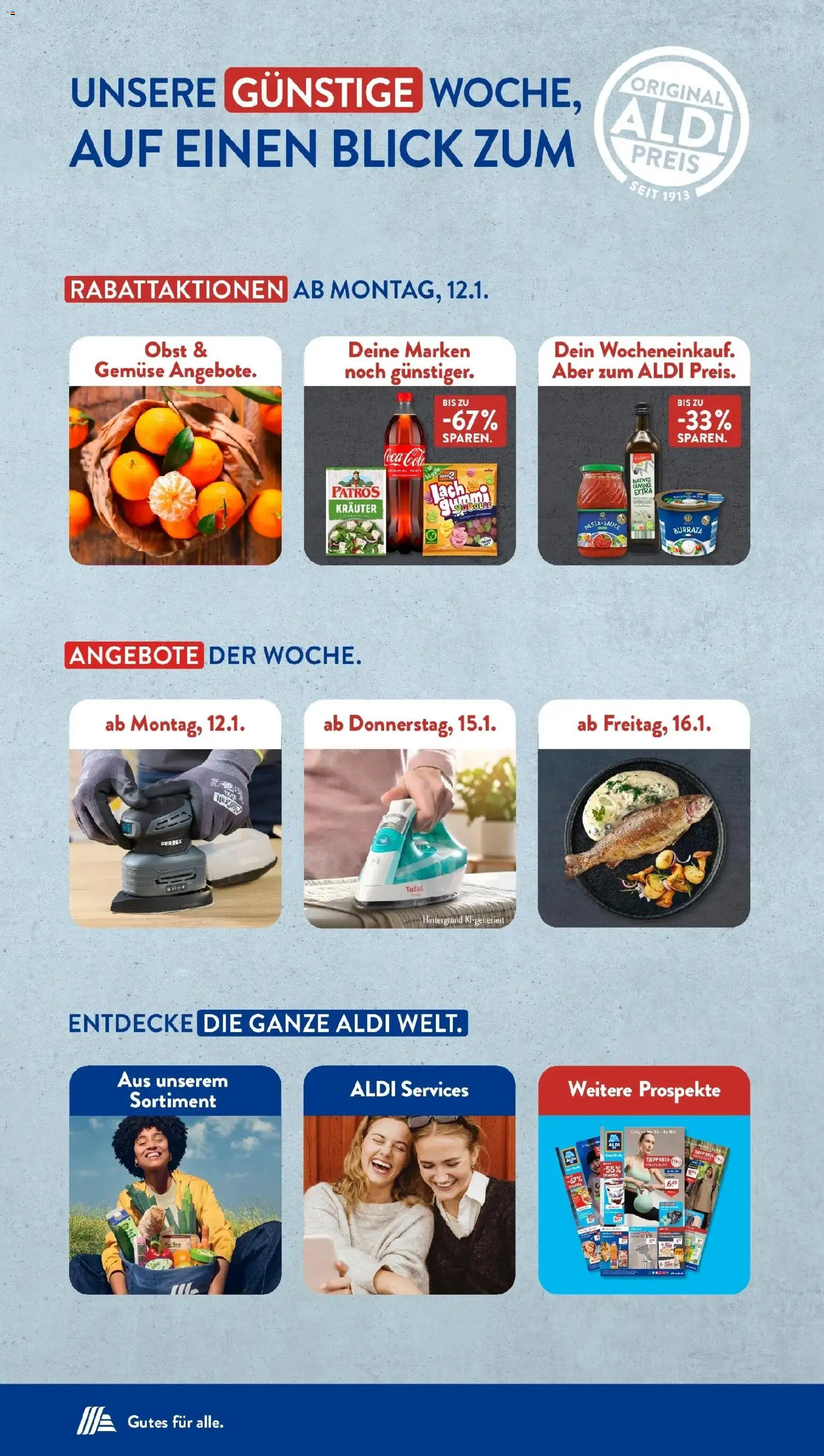 Aldi Süd - Aldi Süd: Wochenangebote – gültig ab 11.01.2026 | Seite: 2 | Produkte: Cola, Olivenol, Burrata, Obst