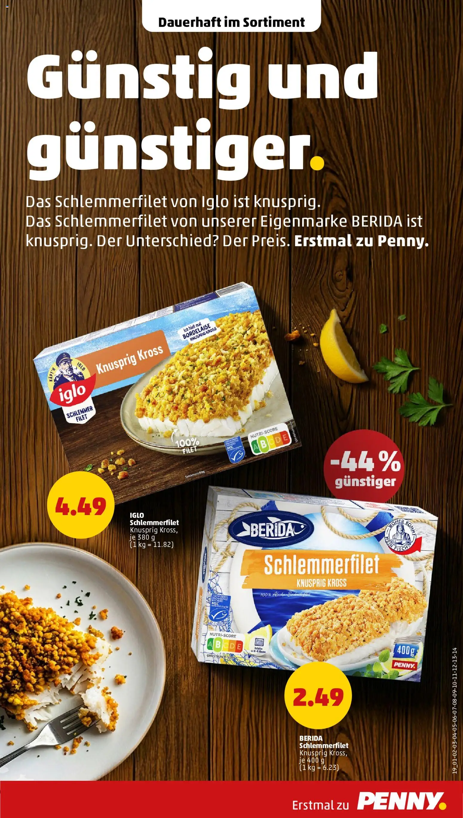 Penny Prospekt 	 – gültig ab 16.02.2026 | Seite: 21 | Produkte: Iglo, Iglo schlemmerfilet