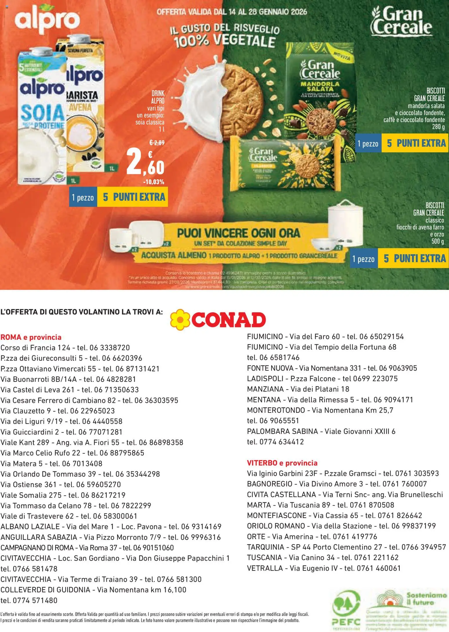 Volantino Conad del 02.01.2026 | Pagina: 12 | Prodotti: Caffè, Cioccolato, Fiocchi, Stampa