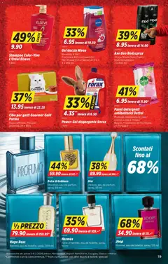 Denner aktionen IT ab 19.03.2026 gültig | Seite: 19 | Produkte: Shampoo, Deodorant, Shower Gel