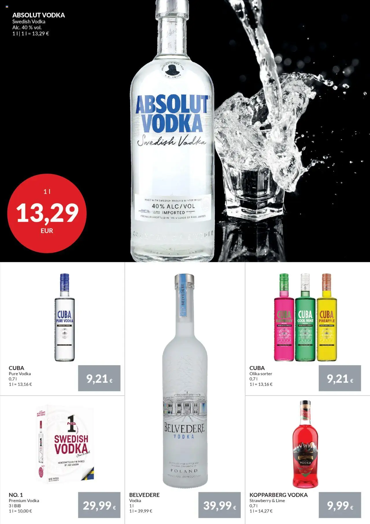 Nielsen Discount tilbudsavis – gyldig fra 04.09.2025 | Side: 33 | Produkter: Vodka, Lime